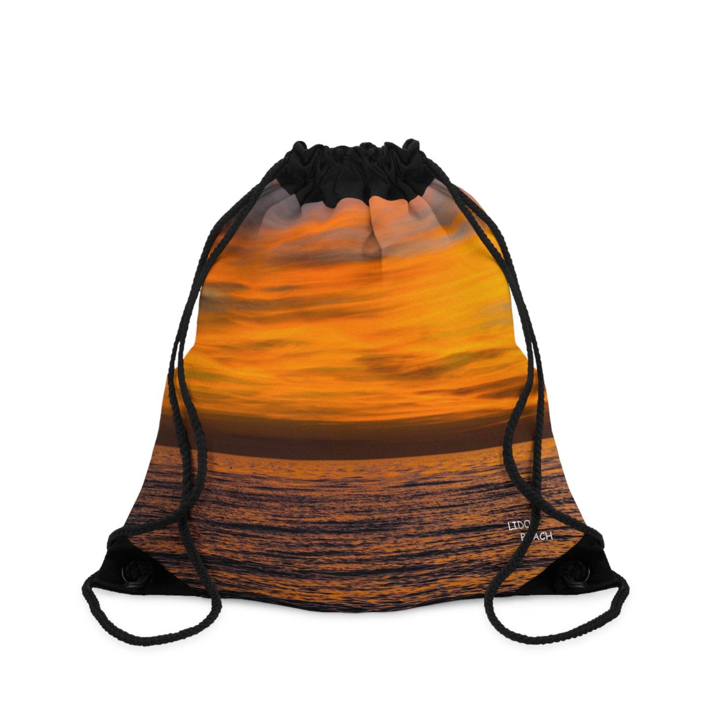 Sundown - Drawstring Bag Lightweight Gym Bag for Gym, Store, or Beach School Gym Bag