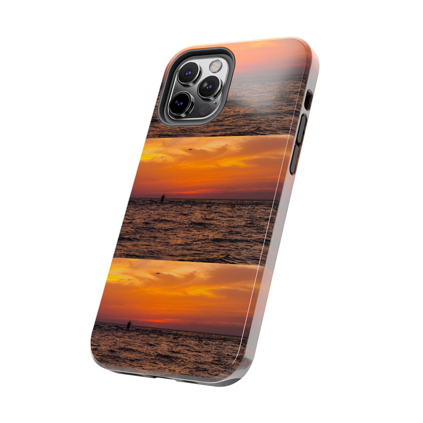 Tough Phone Cases | Case-Mate Fire Coastal Phone Case Polycarbonate and Rubber Phone Case| Custom Style Phone Case|Impact Resistance Case|Electronic Accessories