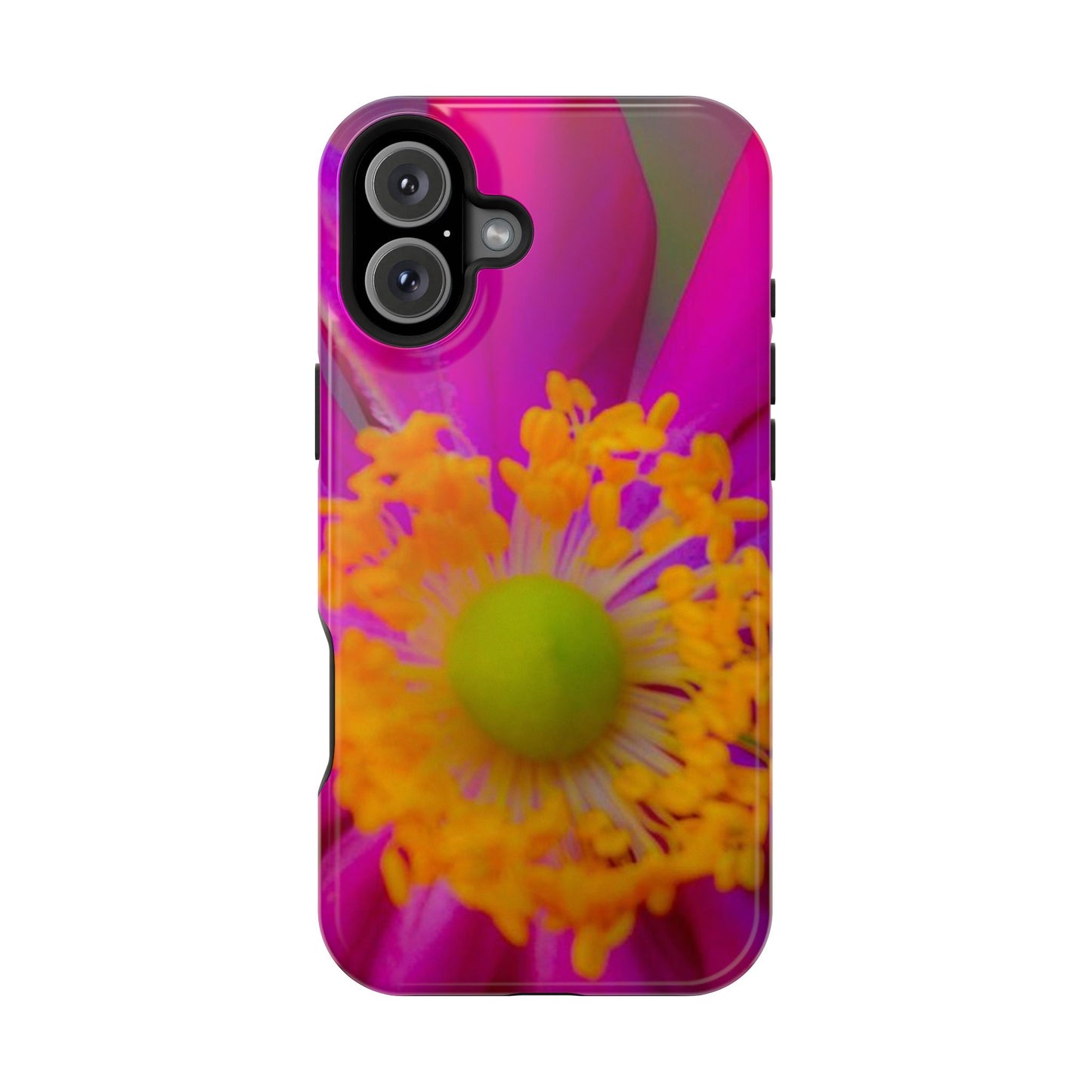 MagSafe Tough Cases Flower Pop Pink Floral Durable and Flexible Impact-resistant iPhone MagSafe Case| Aesthetics and Function MagSafe Case|Gifts|Great for Fall|Electronic Accessories|Martha's Vineyard