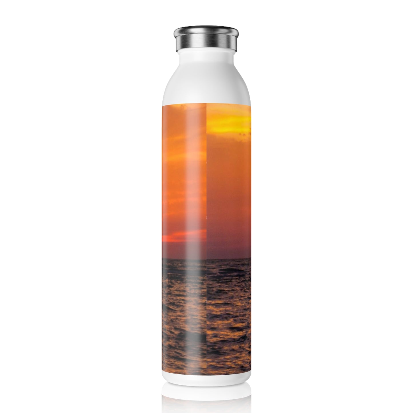 Fire Slim Water Bottle Slim Water Bottle 20oz Double-wall Stainless Steel Bottle Hot and Cold Beverage Thermos Custom Stainless Steel