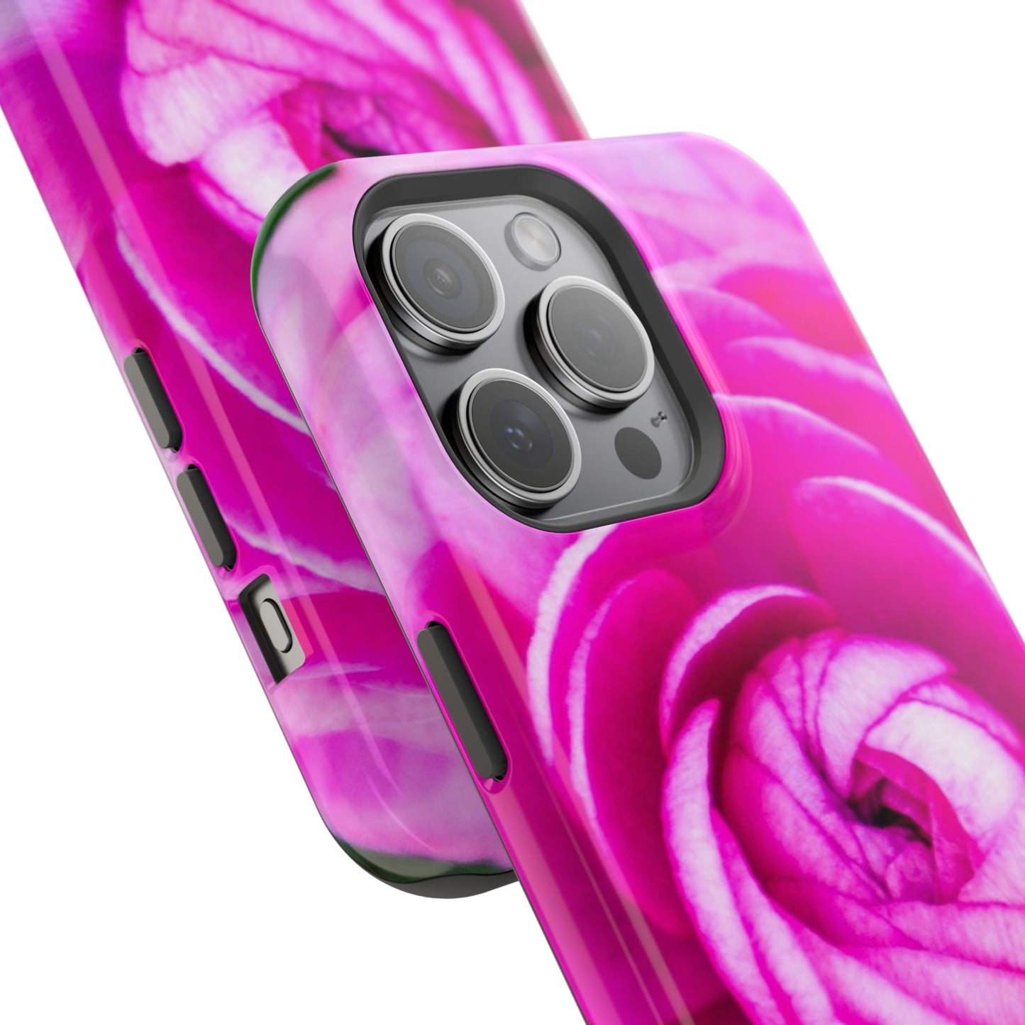 Blush Rose MagSafe Tough Phone Floral Pink Case| iPhone| Impact Resistant|Gifts|Electronic Accessories|MagSafe Charging Accessories|Martha's Vineyard|Great for Fall
