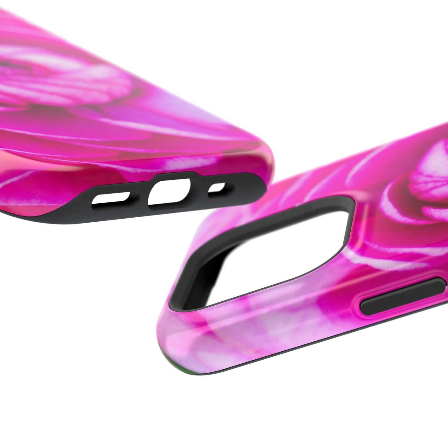 Blush Rose MagSafe Tough Phone Floral Pink Case| iPhone| Impact Resistant|Gifts|Electronic Accessories|MagSafe Charging Accessories|Martha's Vineyard|Great for Fall