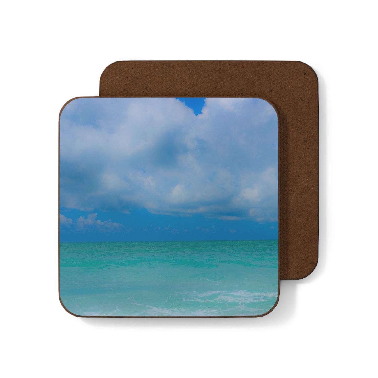 Indigo Heart Hardboard Back Coaster Stylish Coaster Housewarming Gift