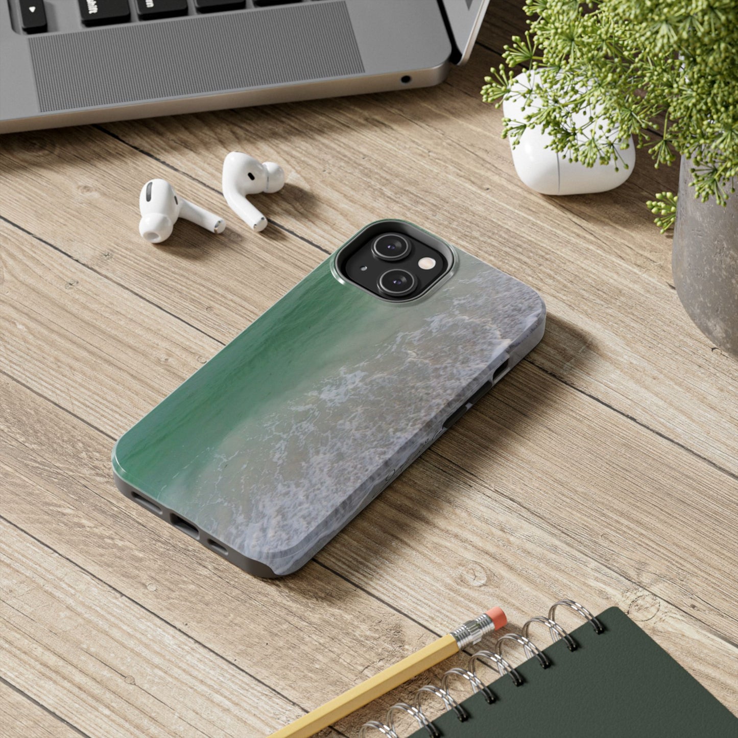 Emerald Bay Beach Tough Phone Case| Case-Mate Polycarbonate Rubber Phone Case| Custom Style Phone Case with Impact Resistance|Longboat Key|Electronic Accessories