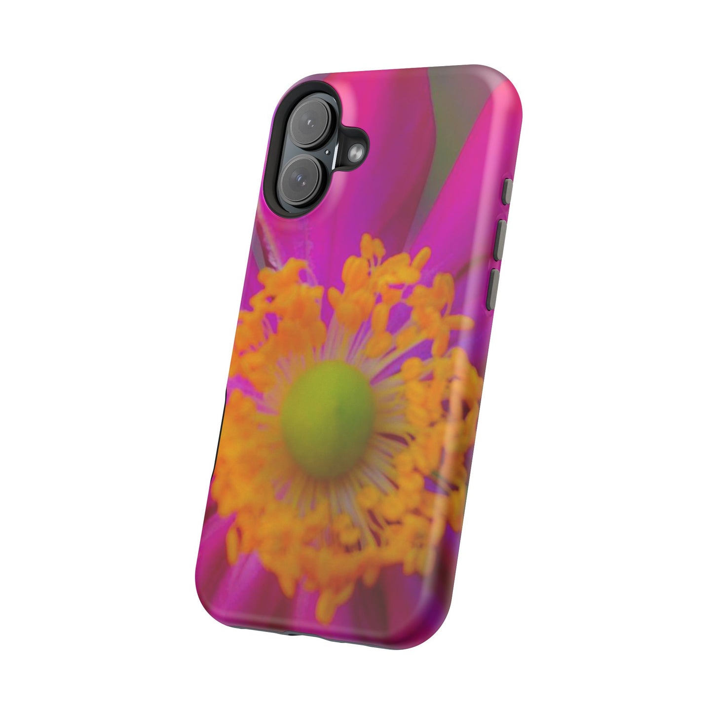MagSafe Tough Cases Flower Pop Pink Floral Durable and Flexible Impact-resistant iPhone MagSafe Case| Aesthetics and Function MagSafe Case|Gifts|Great for Fall|Electronic Accessories|Martha's Vineyard