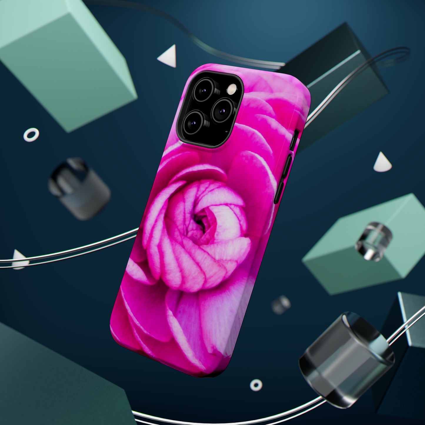 Rose MagSafe Tough Cases Rose Blush Durable and Flexible Impact-resistant MagSafe Case Aesthetics and Function MagSafe Case