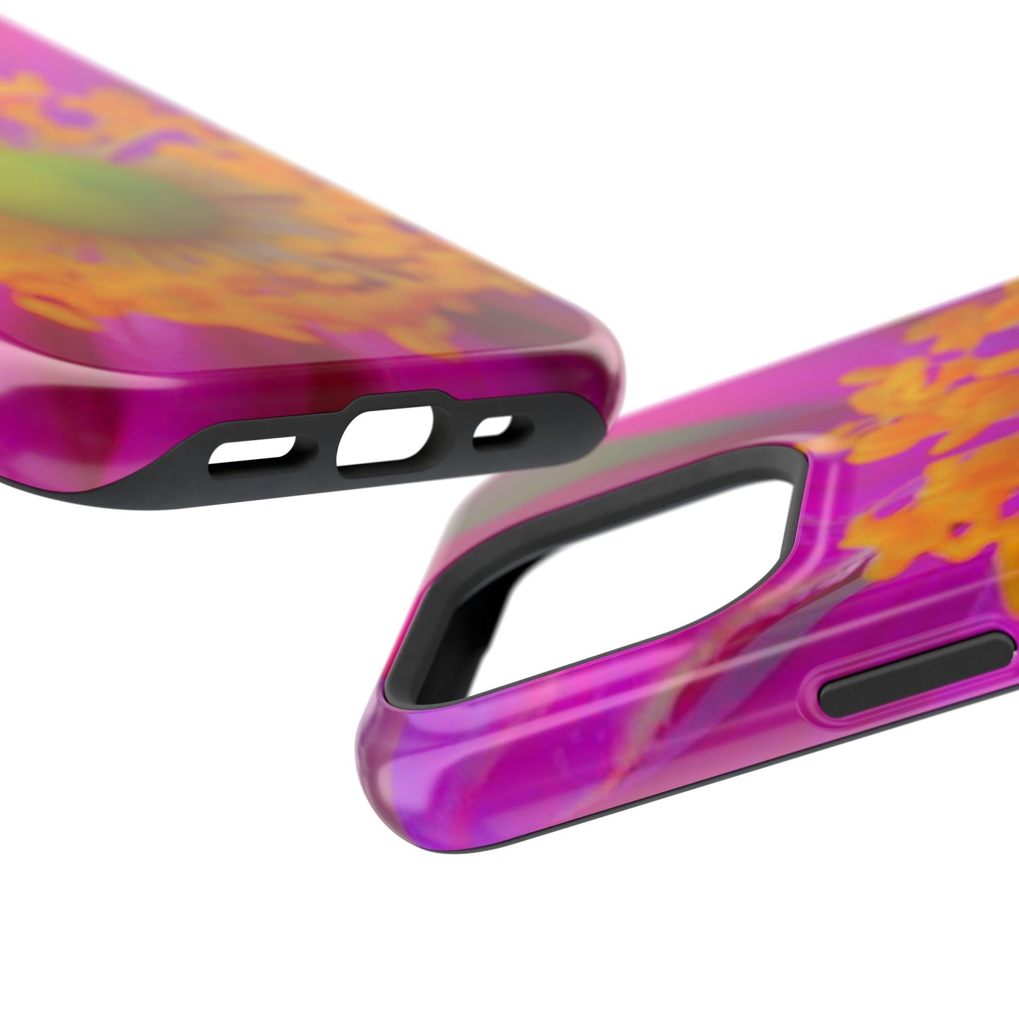 MagSafe Tough Cases Flower Pop Pink Floral Durable and Flexible Impact-resistant iPhone MagSafe Case| Aesthetics and Function MagSafe Case|Gifts|Great for Fall|Electronic Accessories|Martha's Vineyard