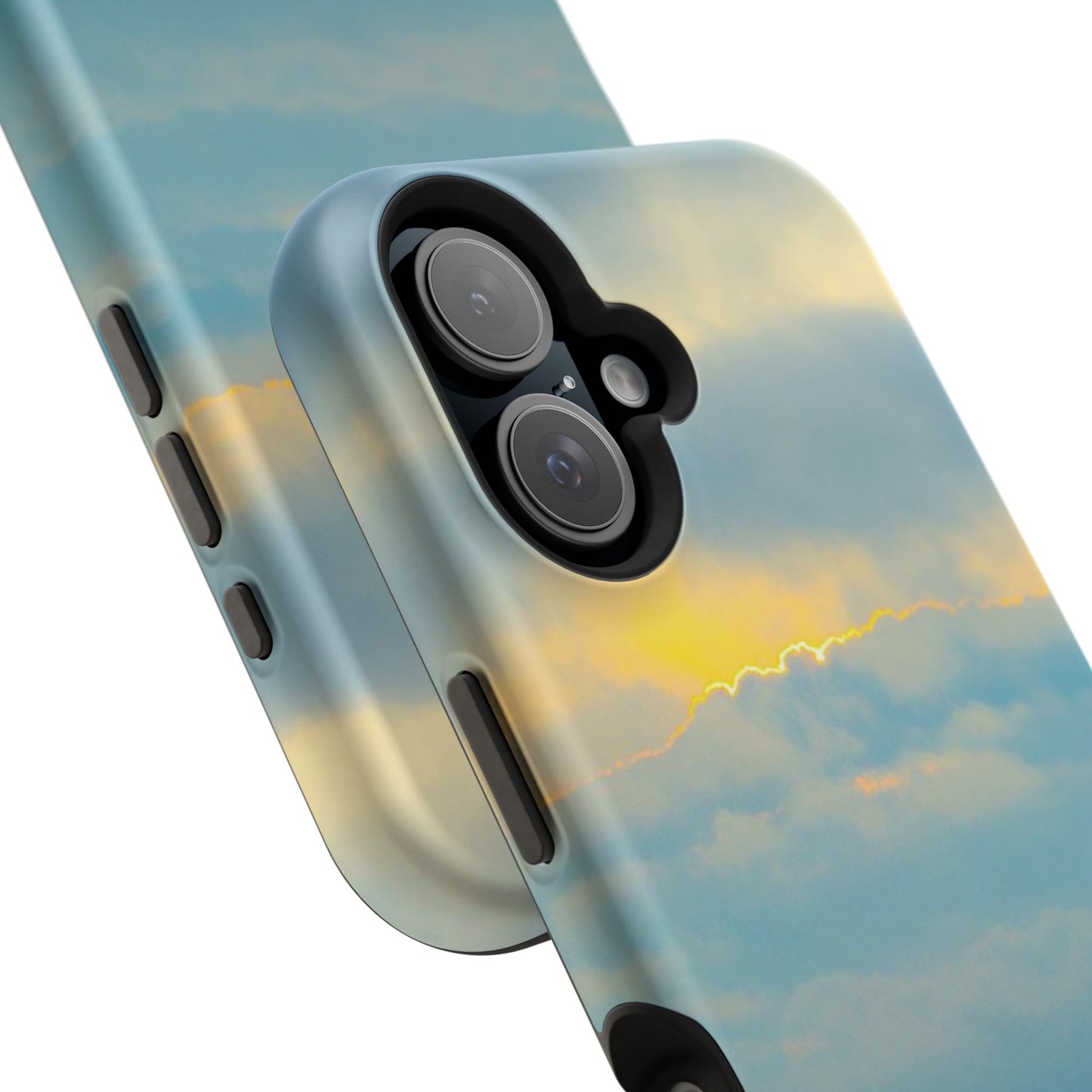 Baby Blues of Nantucket Sea Inspired MagSafe Tough Cases MagSafe Tough iPhone Cases|Durable and Flexible| Impact-resistant MagSafe|Electronic Accessories| Nantucket|Sunset