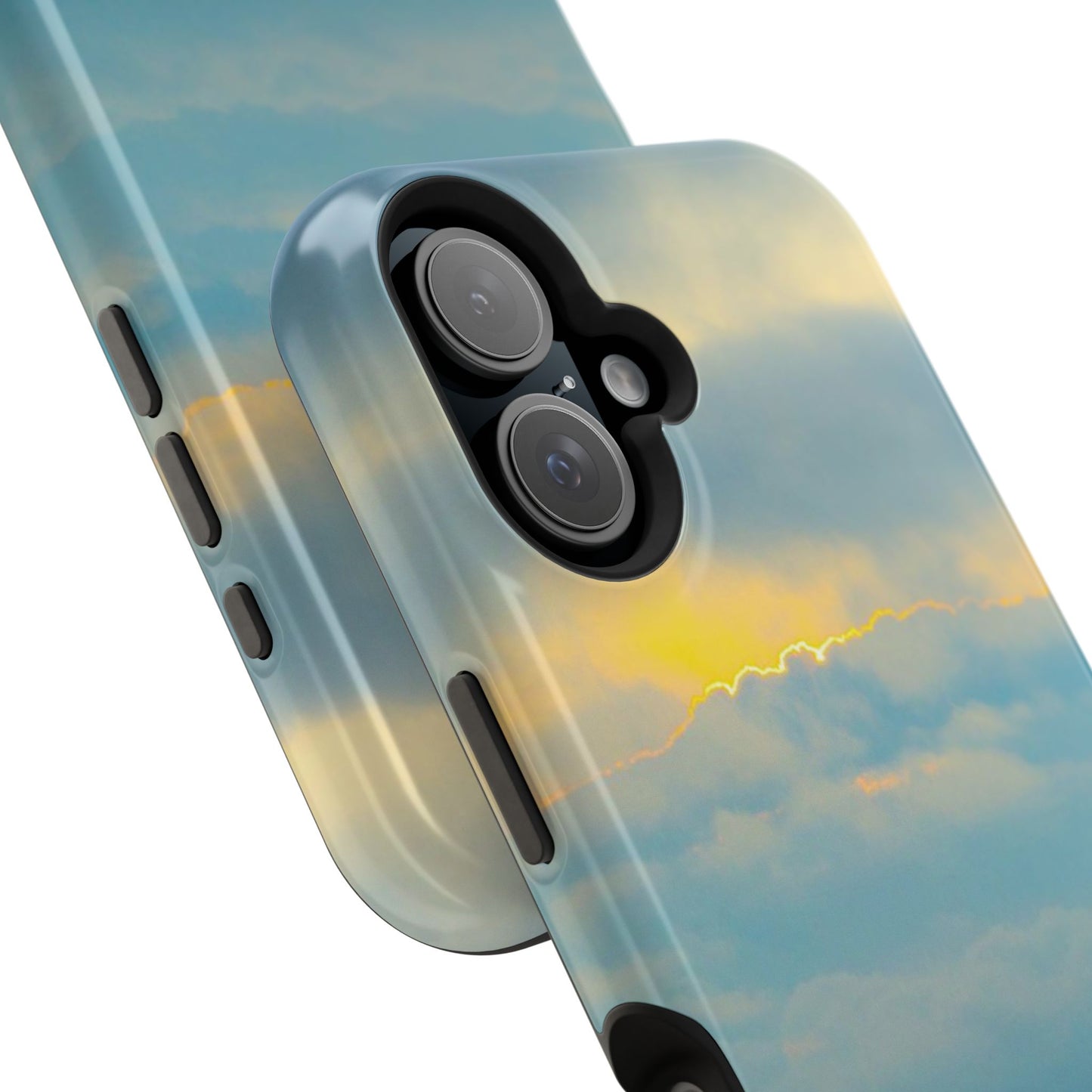Baby Blues of Nantucket Sea Inspired MagSafe Tough Cases MagSafe Tough iPhone Cases|Durable and Flexible| Impact-resistant MagSafe|Electronic Accessories| Nantucket|Sunset