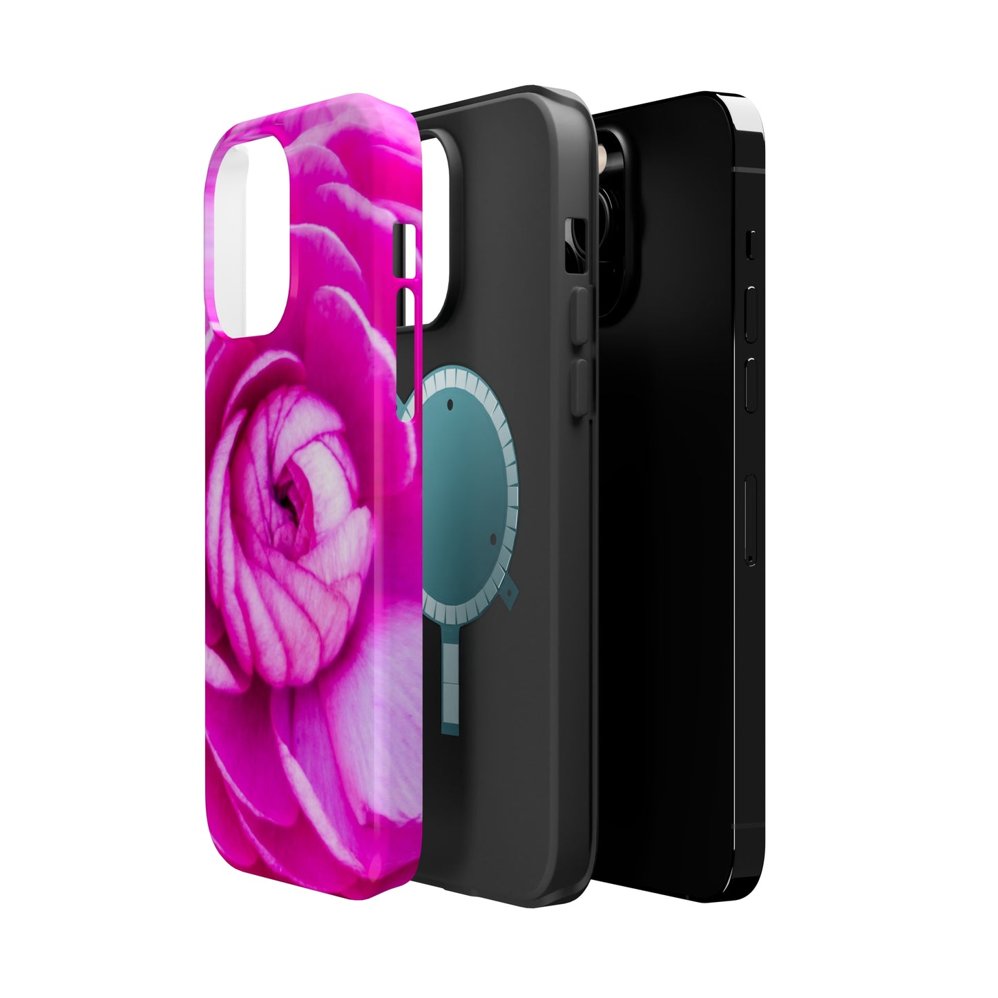 Rose Blush MagSafe Tough Cases Rose MagSafe Tough Cases Pink Durable and Flexible Impact-resistant MagSafe Case Aesthetics and Function