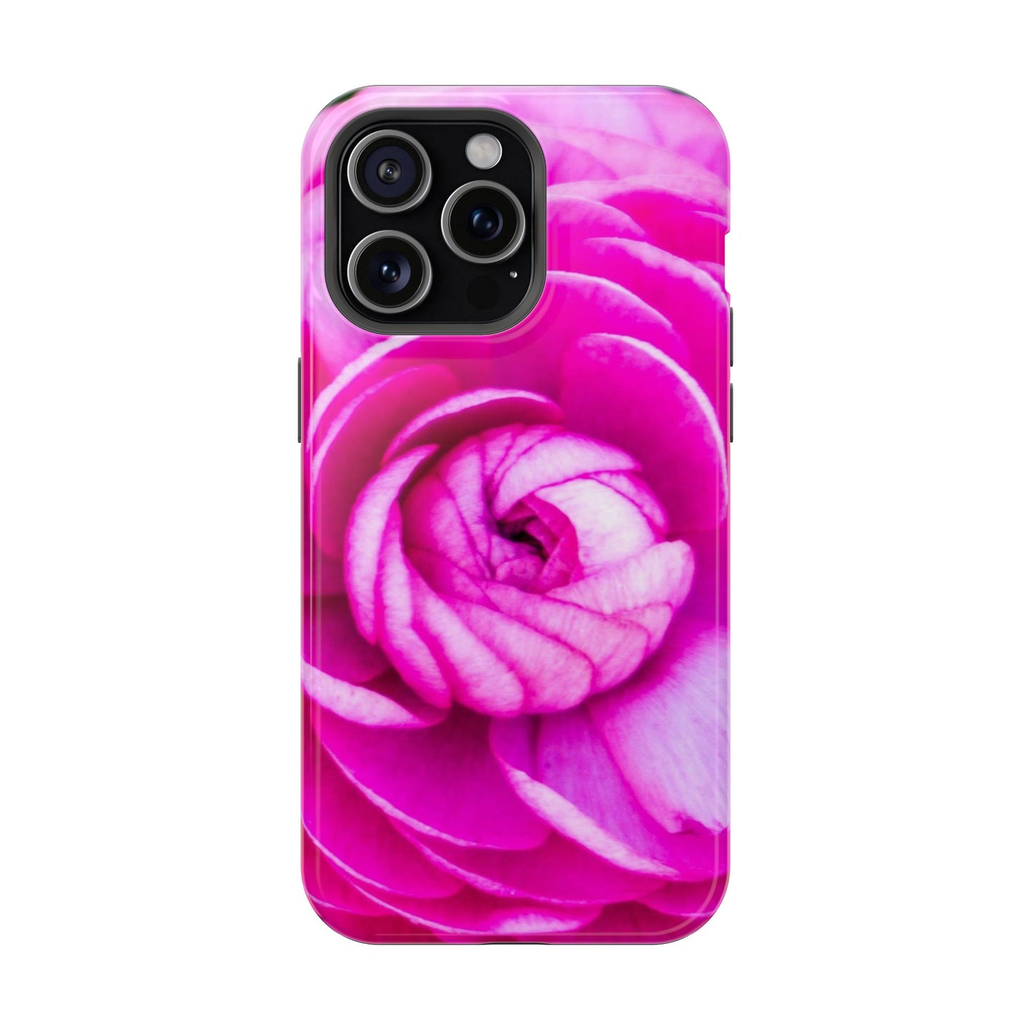 Blush Rose MagSafe Tough Phone Floral Pink Case| iPhone| Impact Resistant|Gifts|Electronic Accessories|MagSafe Charging Accessories|Martha's Vineyard|Great for Fall