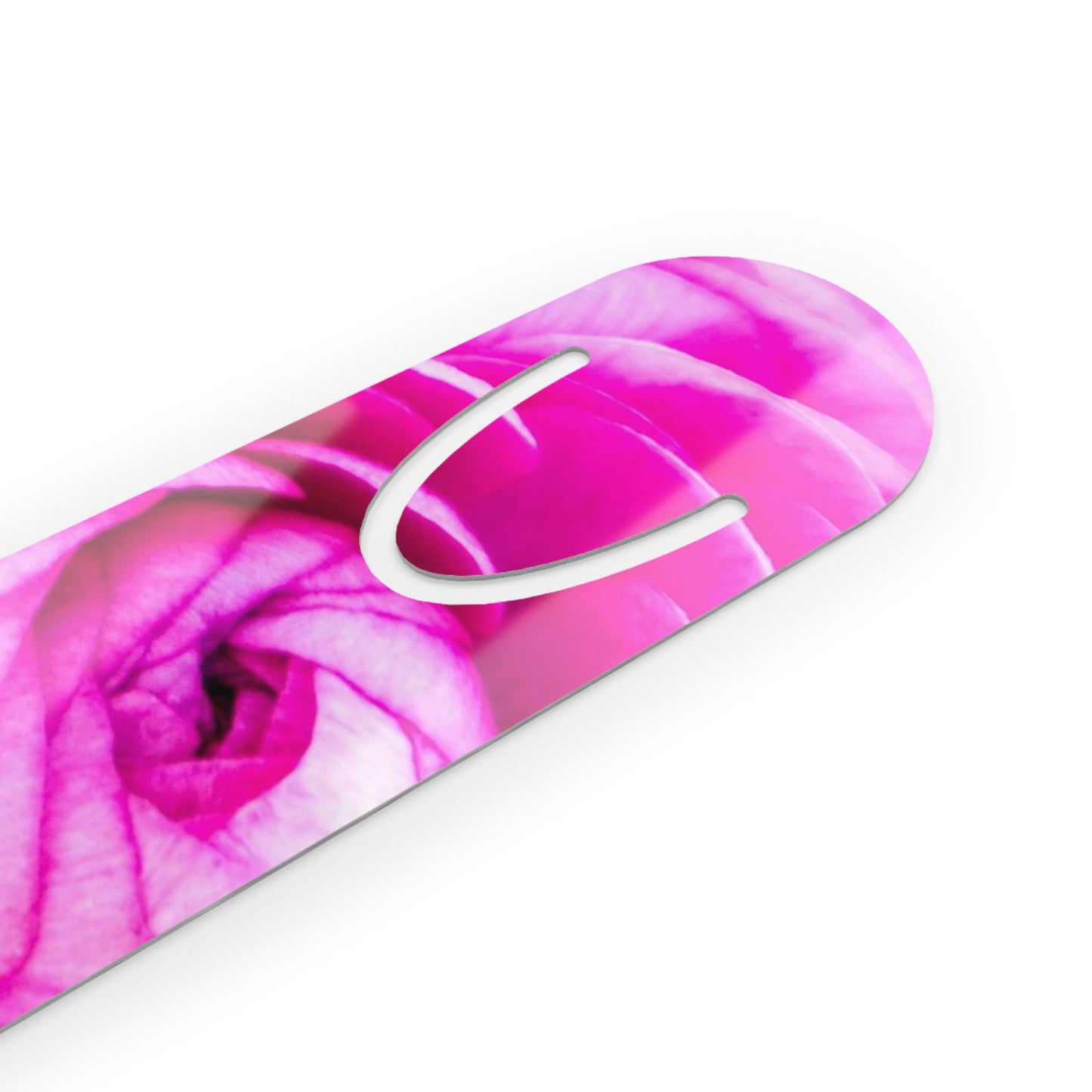 Blush Rose Bookmark Custom Design Bookmark for Bookworms Ideal Gift for Book Lovers Bookmark with Slot to Hold Pages in Place