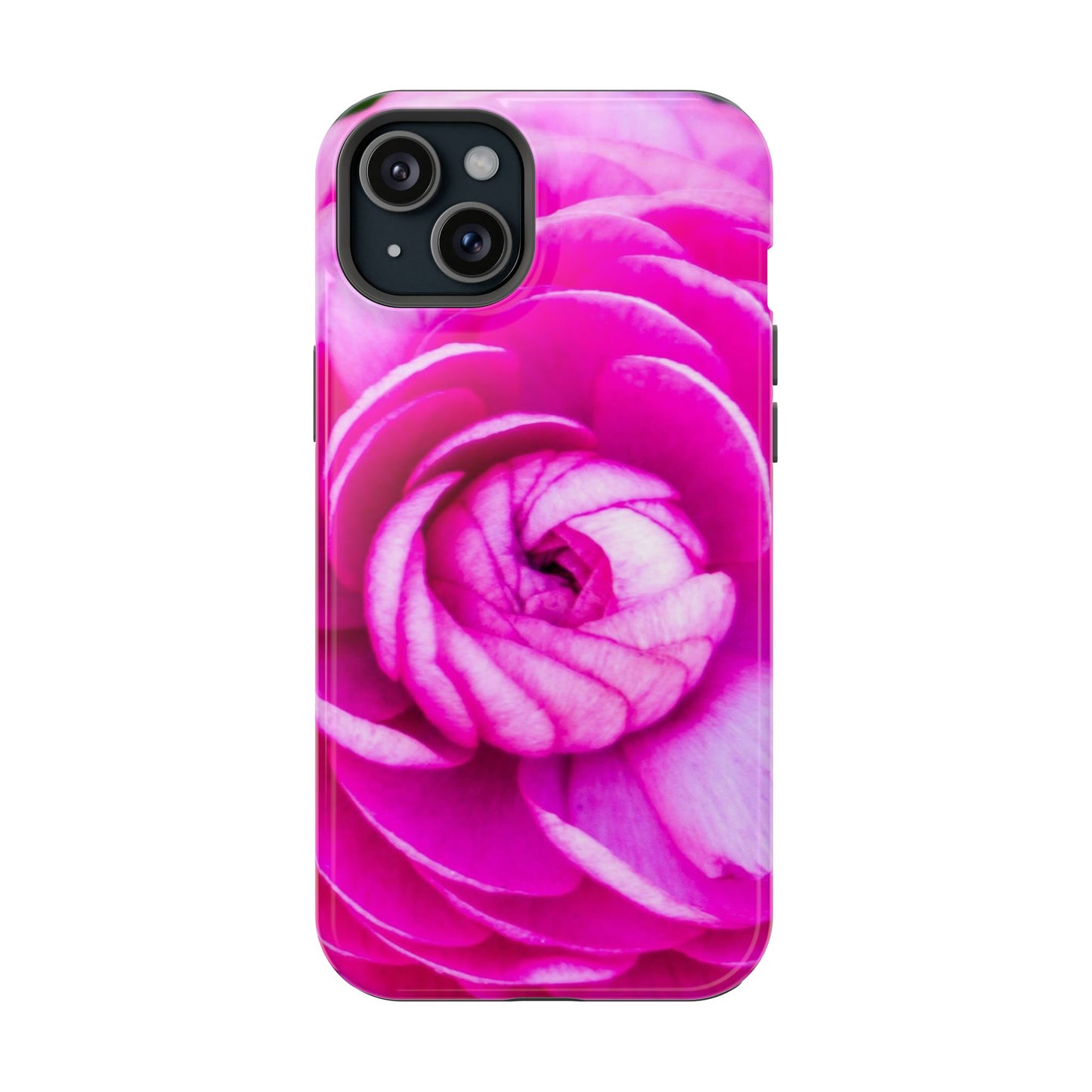 Blush Rose MagSafe Tough Phone Floral Pink Case| iPhone| Impact Resistant|Gifts|Electronic Accessories|MagSafe Charging Accessories|Martha's Vineyard|Great for Fall