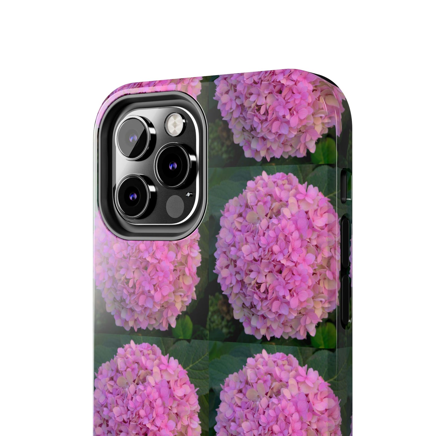 Blush Globe Pink Floral Tough Phone Cases| Tough Phone Cases Hydrangea| Phone Case | Polycarbonate and Rubber Phone Case|Electronic Accessories|Nantucket|Great for Fall