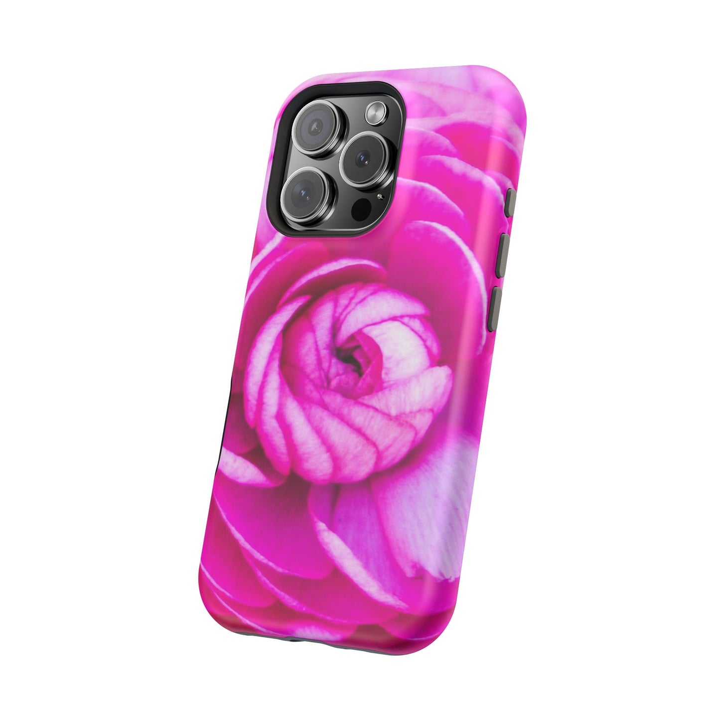 Blush Rose MagSafe Tough Phone Floral Pink Case| iPhone| Impact Resistant|Gifts|Electronic Accessories|MagSafe Charging Accessories|Martha's Vineyard|Great for Fall