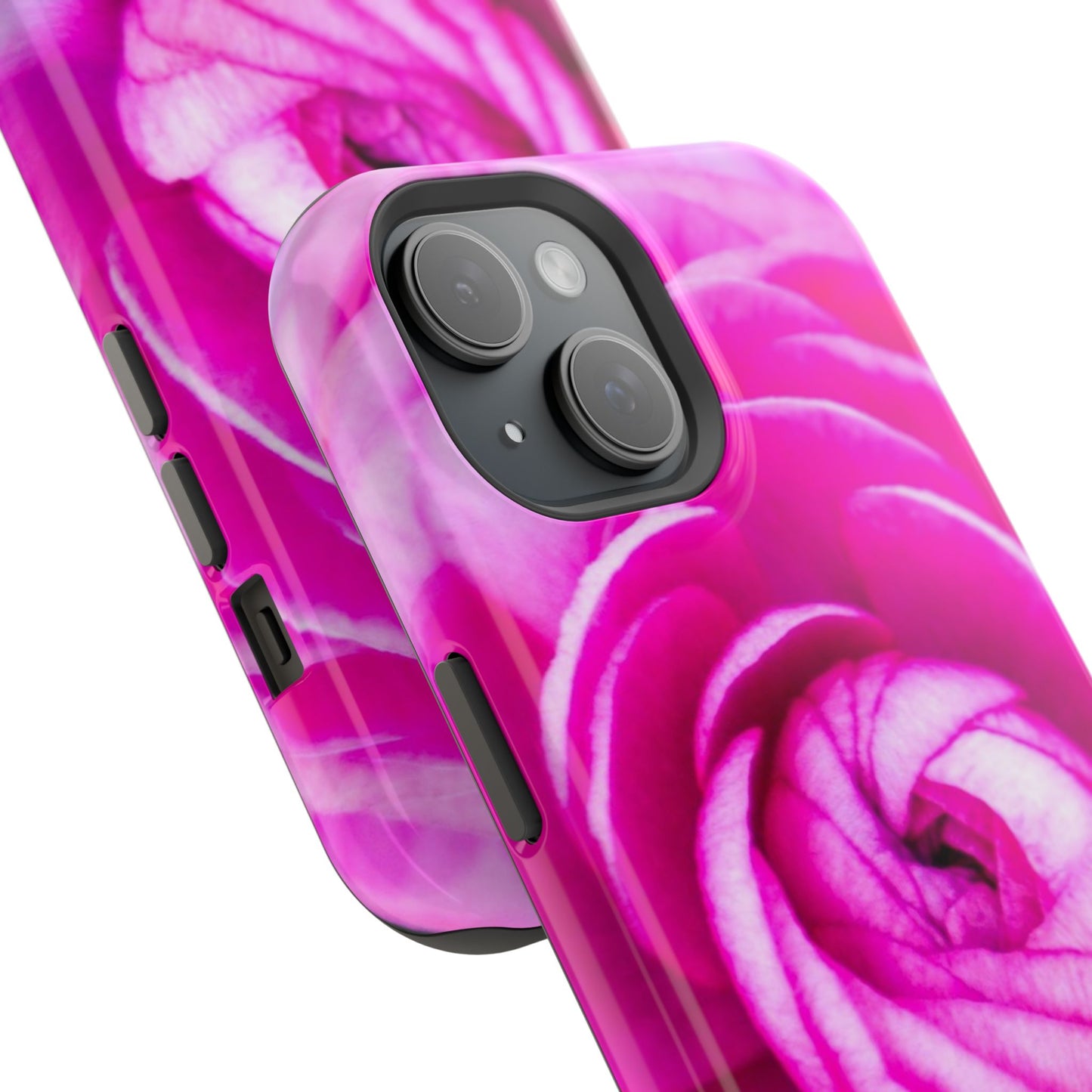 Blush Rose MagSafe Tough Phone Floral Pink Case| iPhone| Impact Resistant|Gifts|Electronic Accessories|MagSafe Charging Accessories|Martha's Vineyard|Great for Fall