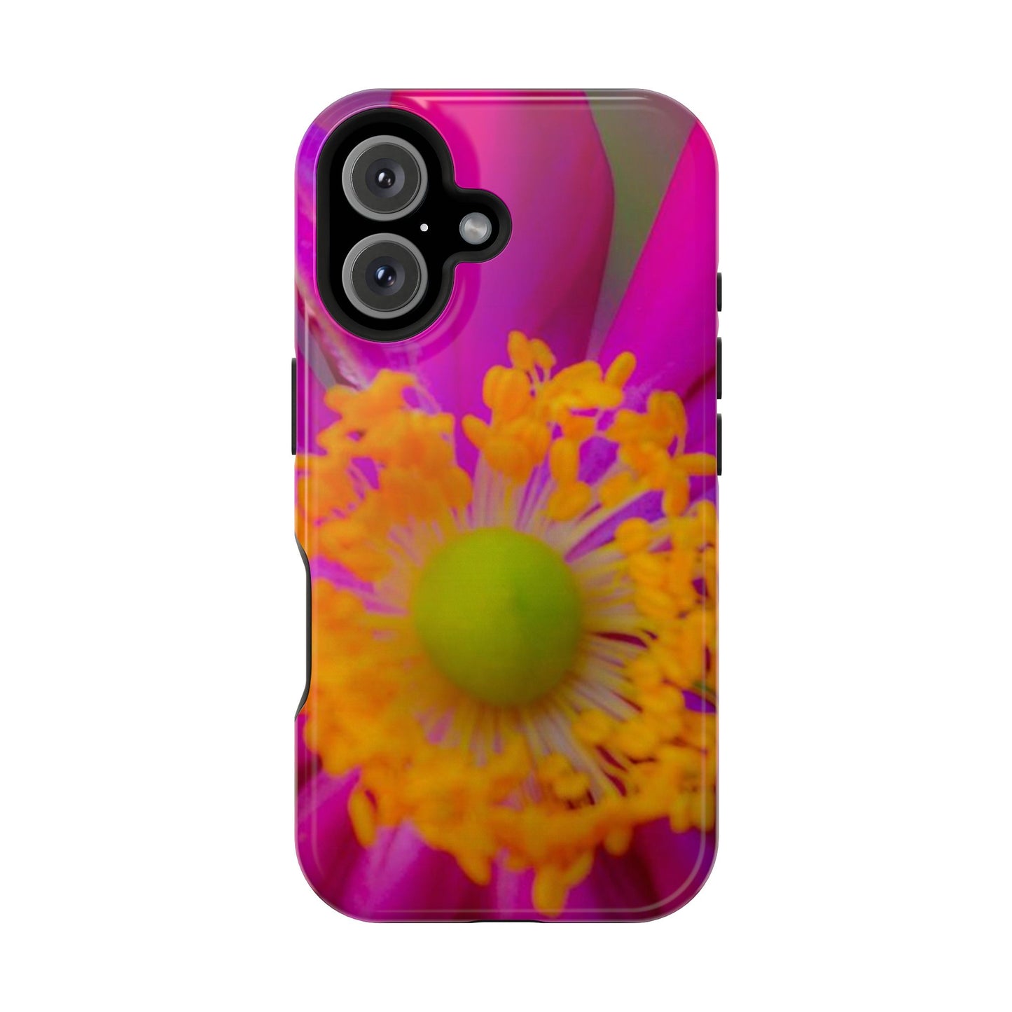 MagSafe Tough Cases Flower Pop Pink Floral Durable and Flexible Impact-resistant iPhone MagSafe Case| Aesthetics and Function MagSafe Case|Gifts|Great for Fall|Electronic Accessories|Martha's Vineyard