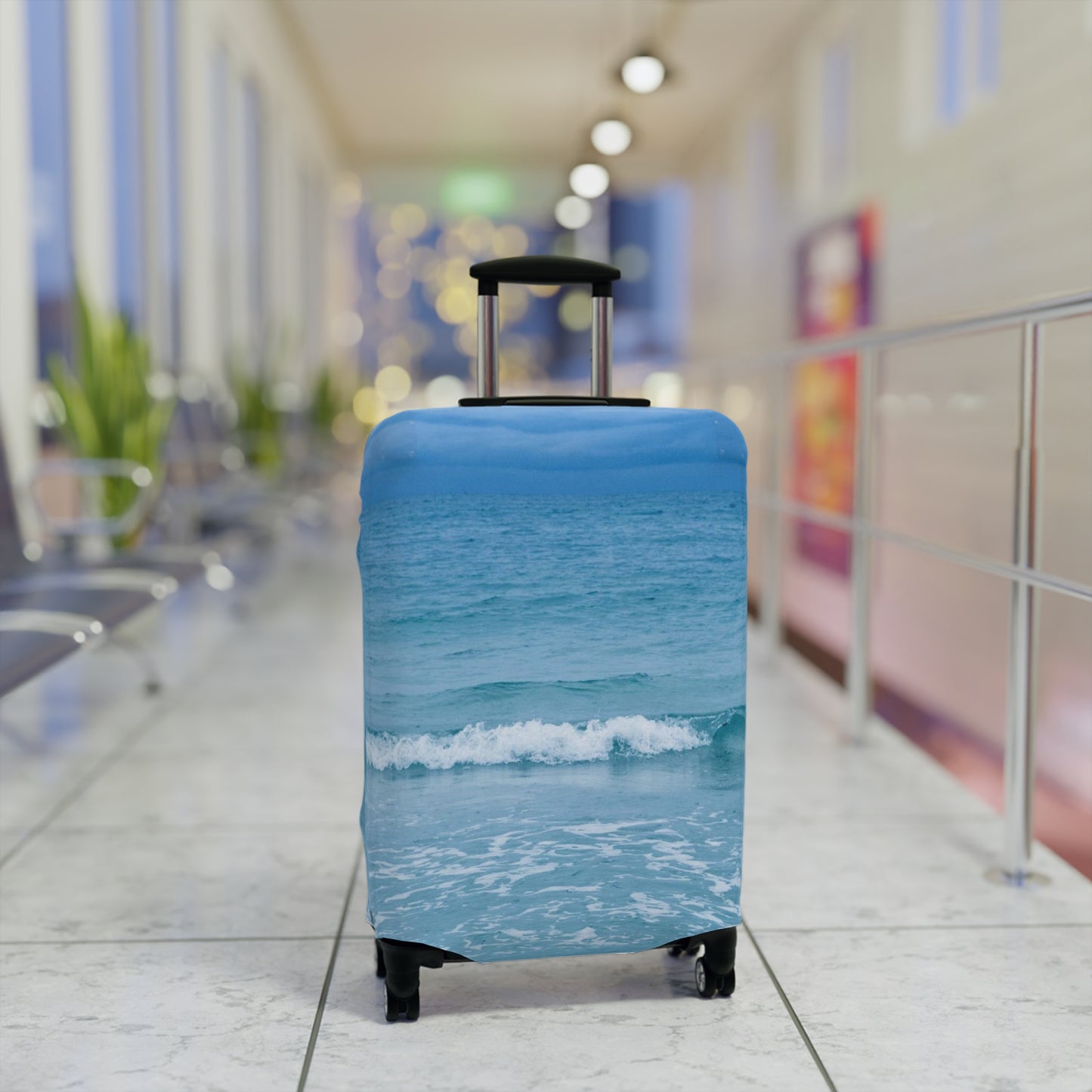Blue Paradise Luggage Cover| Luggage Cover Elastic-spandex luggage Protector | Bag Cover | Travel Accessories | Gifts | Longboat Key