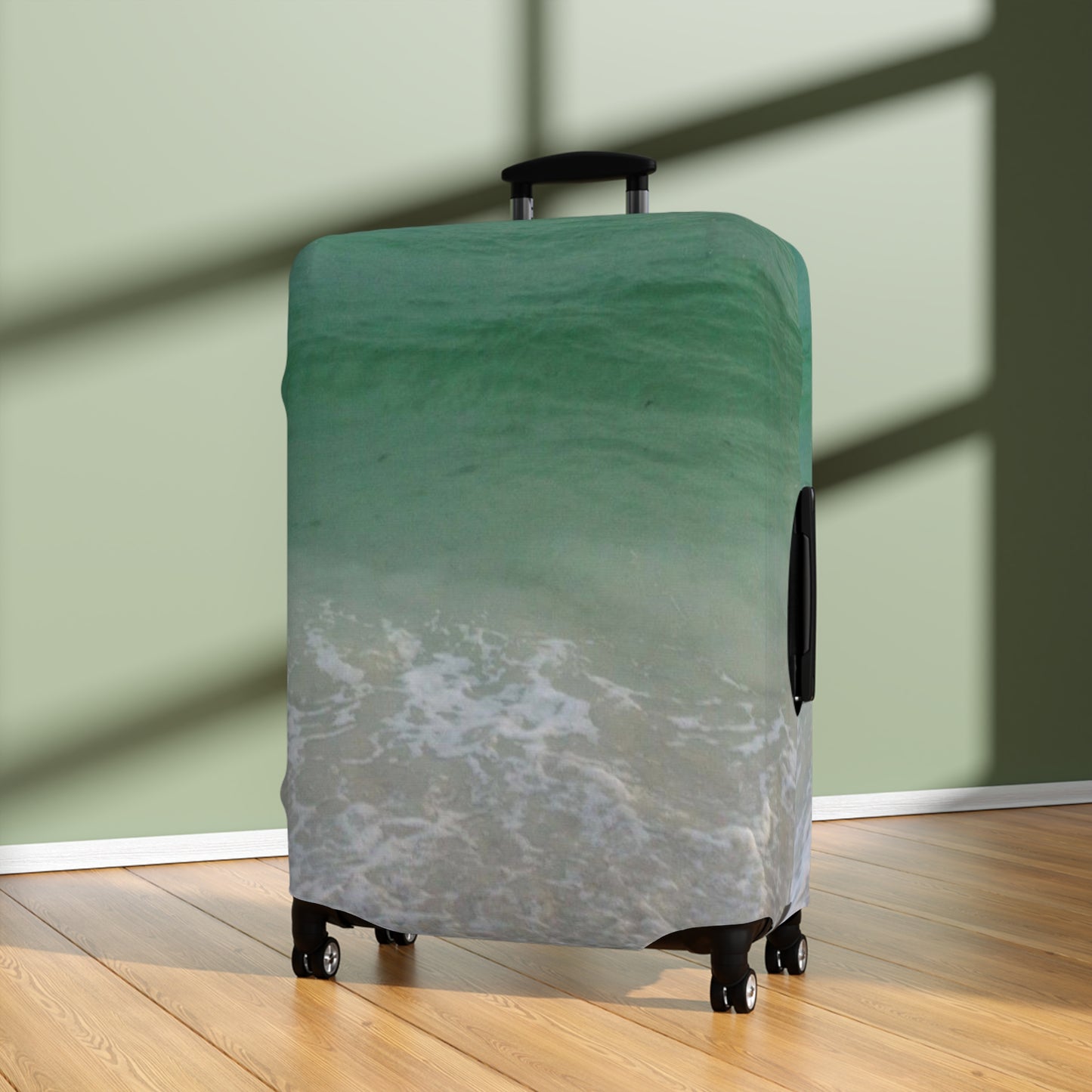 Emerald Bay Beach Luggage Cover | Luggage Cover Elastic-spandex Luggage Protector | Travel in Style | Travel Accessory| Longboat Key|