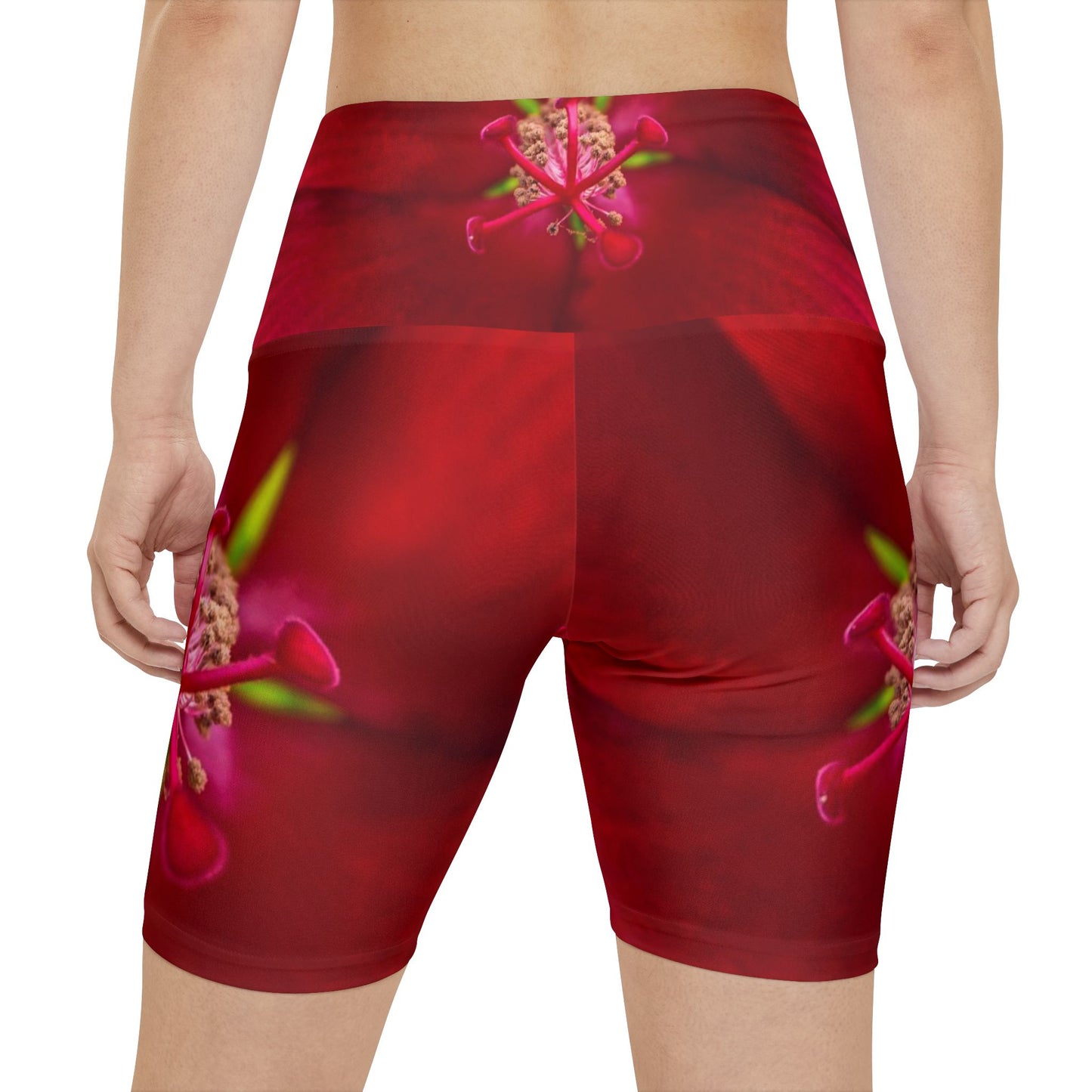 Orchid Ruby FloralWomen's Workout Shorts