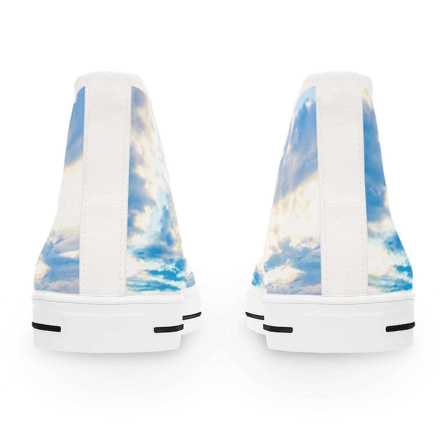 Blue Sea Glass Women's High Top Sneakers| Women's High-Top Shoes Stylish High-Top Footwear| Trendy High-Top Sneakers| Gifts for Her|Siesta Key|Great for Fall