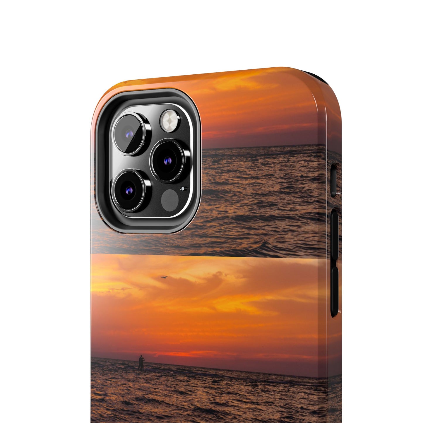Tough Phone Cases | Case-Mate Fire Coastal Phone Case Polycarbonate and Rubber Phone Case| Custom Style Phone Case|Impact Resistance Case|Electronic Accessories