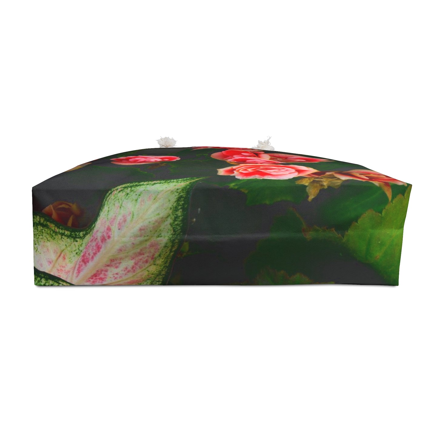 Floral Red Rose Weekender Bag