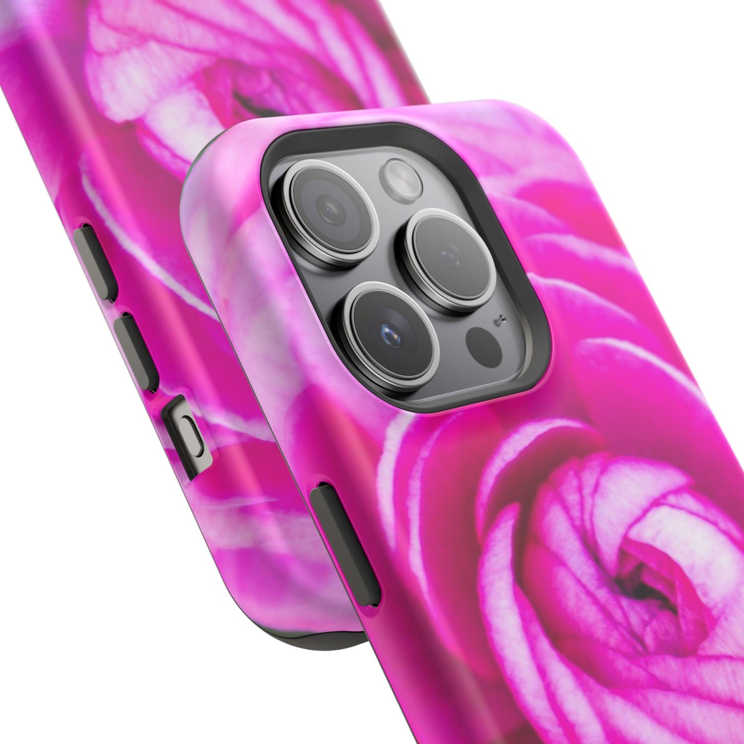 Blush Rose MagSafe Tough Phone Floral Pink Case| iPhone| Impact Resistant|Gifts|Electronic Accessories|MagSafe Charging Accessories|Martha's Vineyard|Great for Fall