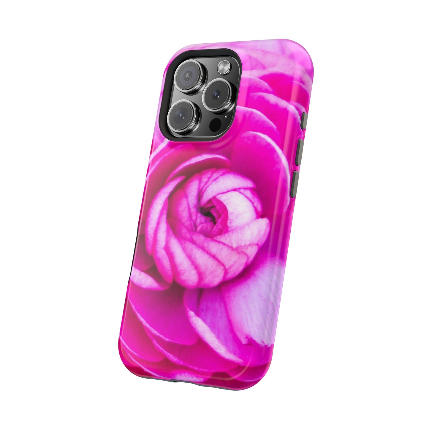 Blush Rose MagSafe Tough Phone Floral Pink Case| iPhone| Impact Resistant|Gifts|Electronic Accessories|MagSafe Charging Accessories|Martha's Vineyard|Great for Fall