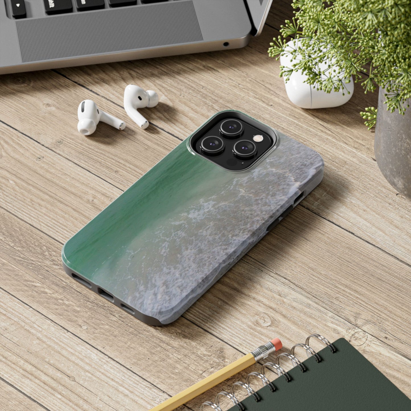 Emerald Bay Beach Tough Phone Case| Case-Mate Polycarbonate Rubber Phone Case| Custom Style Phone Case with Impact Resistance|Longboat Key|Electronic Accessories