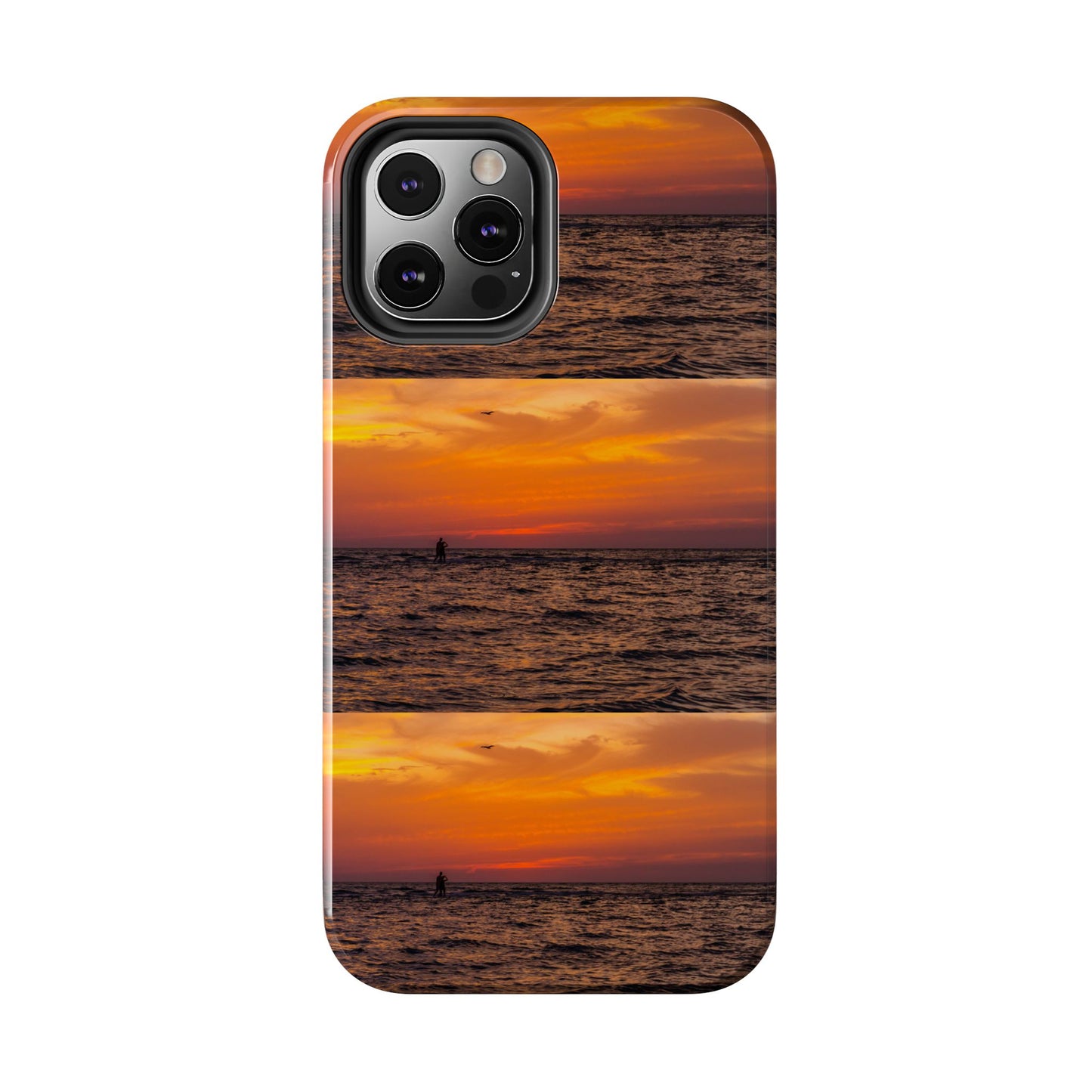 Tough Phone Cases | Case-Mate Fire Coastal Phone Case Polycarbonate and Rubber Phone Case| Custom Style Phone Case|Impact Resistance Case|Electronic Accessories