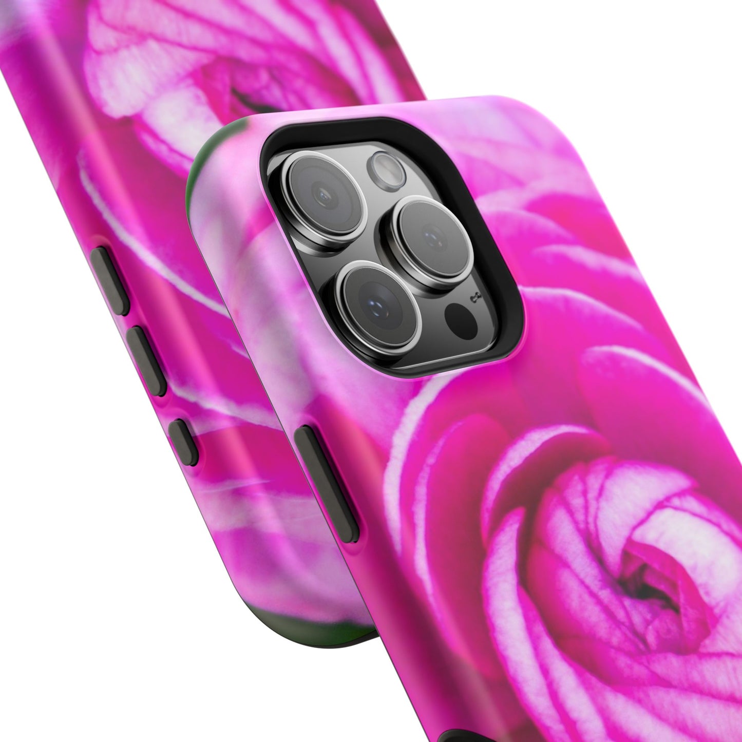 Blush Rose MagSafe Tough Phone Floral Pink Case| iPhone| Impact Resistant|Gifts|Electronic Accessories|MagSafe Charging Accessories|Martha's Vineyard|Great for Fall