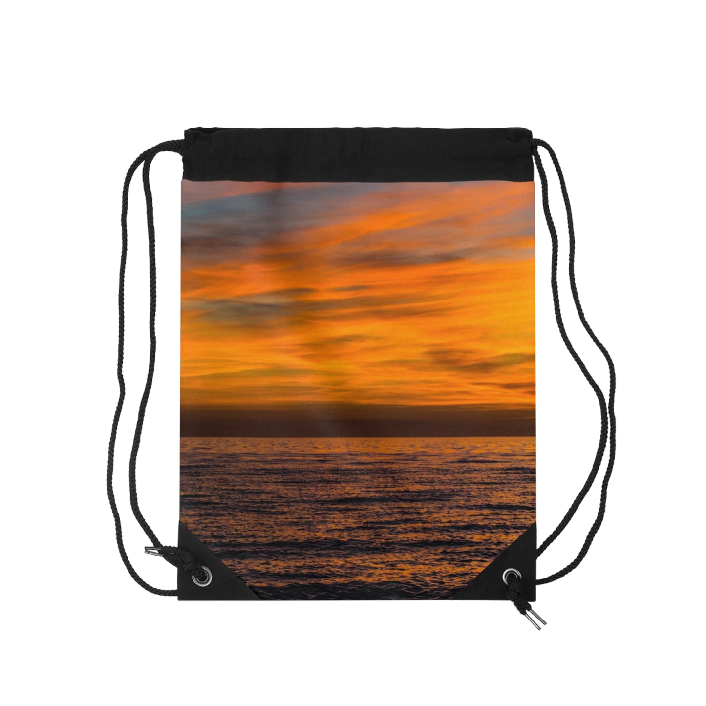 Sundown - Drawstring Bag Lightweight Gym Bag for Gym, Store, or Beach School Gym Bag
