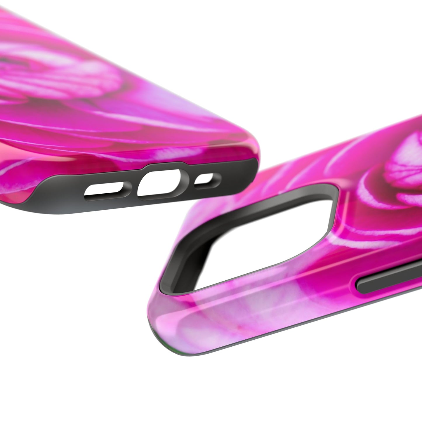Blush Rose MagSafe Tough Phone Floral Pink Case| iPhone| Impact Resistant|Gifts|Electronic Accessories|MagSafe Charging Accessories|Martha's Vineyard|Great for Fall