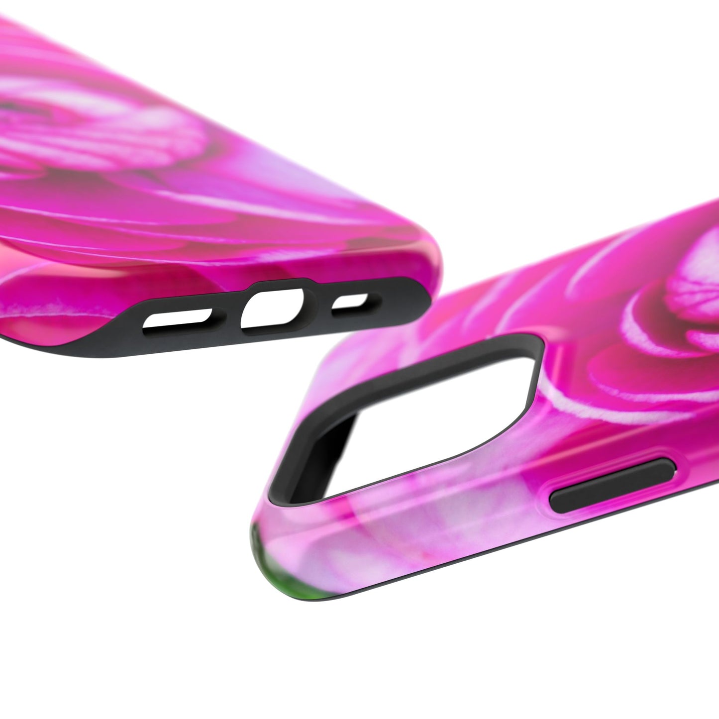 Blush Rose MagSafe Tough Phone Floral Pink Case| iPhone| Impact Resistant|Gifts|Electronic Accessories|MagSafe Charging Accessories|Martha's Vineyard|Great for Fall