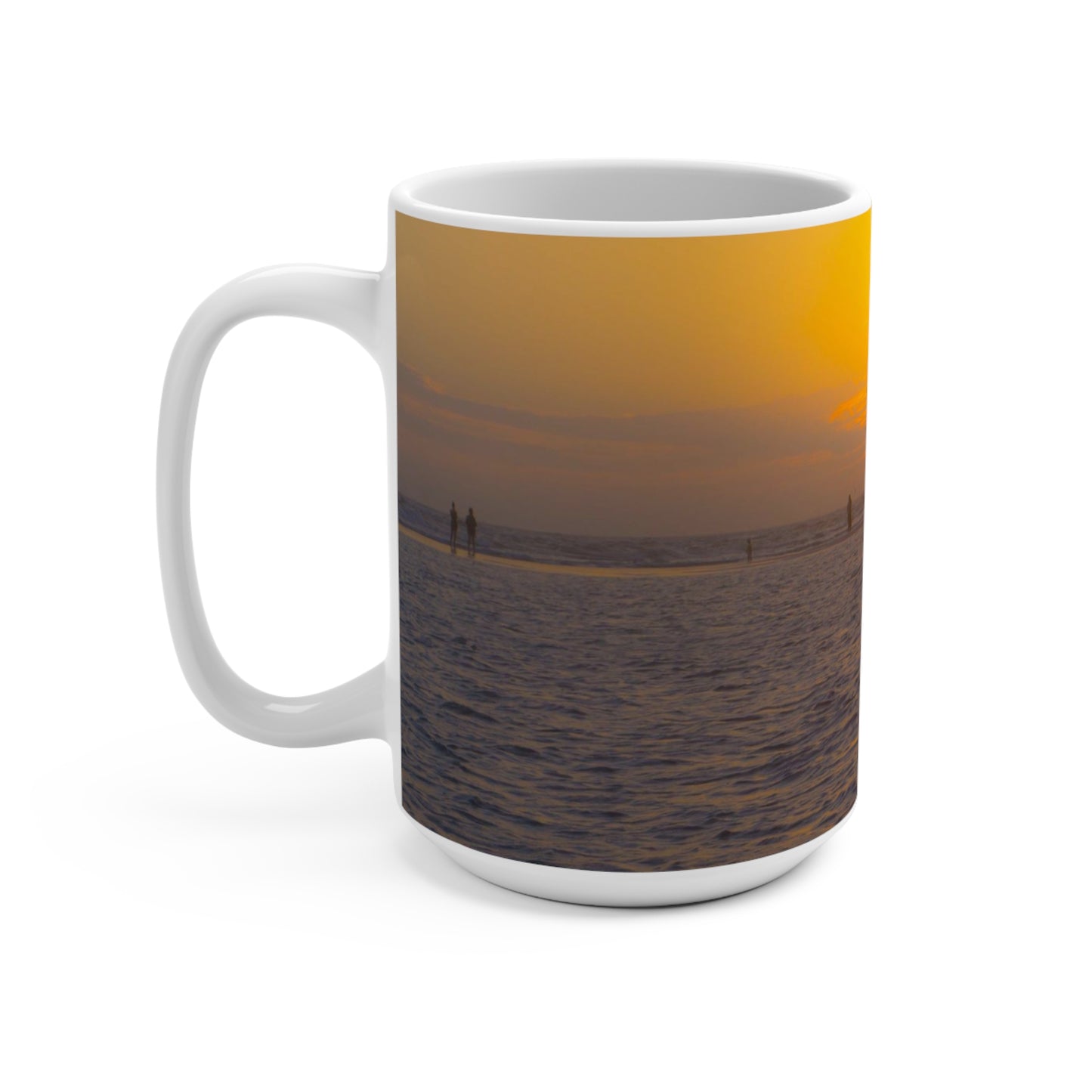 Blessings Mug 15oz Floral Mug 15oz Large White Ceramic Coffee Mug 15oz Tea Lover's Cup Oversized Coffee Mug