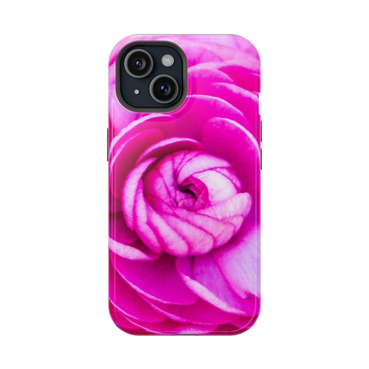 Blush Rose MagSafe Tough Phone Floral Pink Case| iPhone| Impact Resistant|Gifts|Electronic Accessories|MagSafe Charging Accessories|Martha's Vineyard|Great for Fall