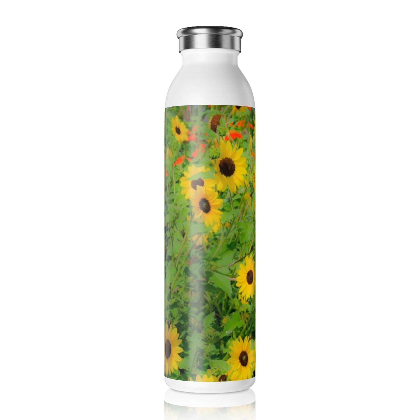 Summer's Gold Slim Water Bottle lim Water Bottle Insulated 20oz Stainless Steel Bottle Best 20oz Stainless Bottle Vacuum Insulated