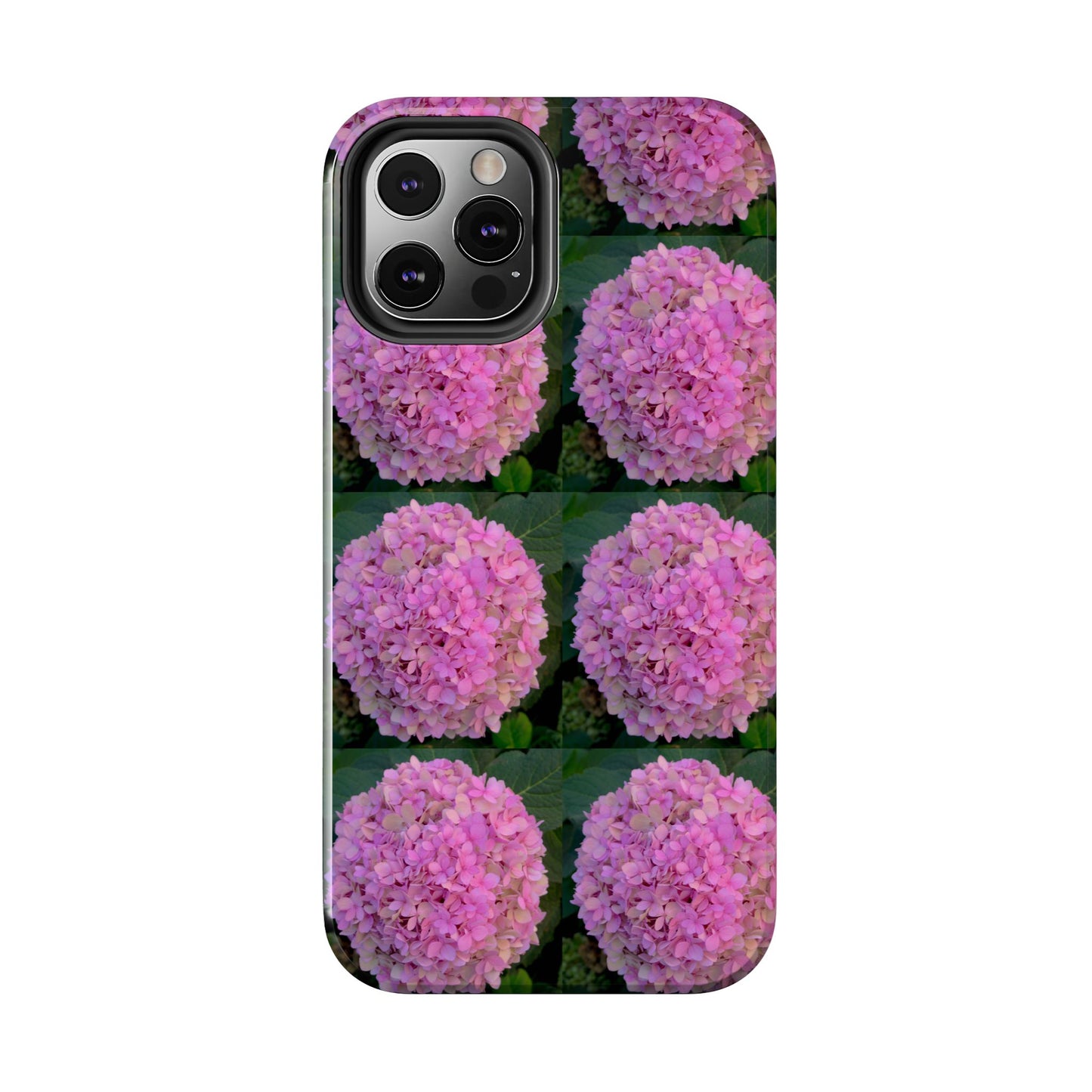 Blush Globe Pink Floral Tough Phone Cases| Tough Phone Cases Hydrangea| Phone Case | Polycarbonate and Rubber Phone Case|Electronic Accessories|Nantucket|Great for Fall