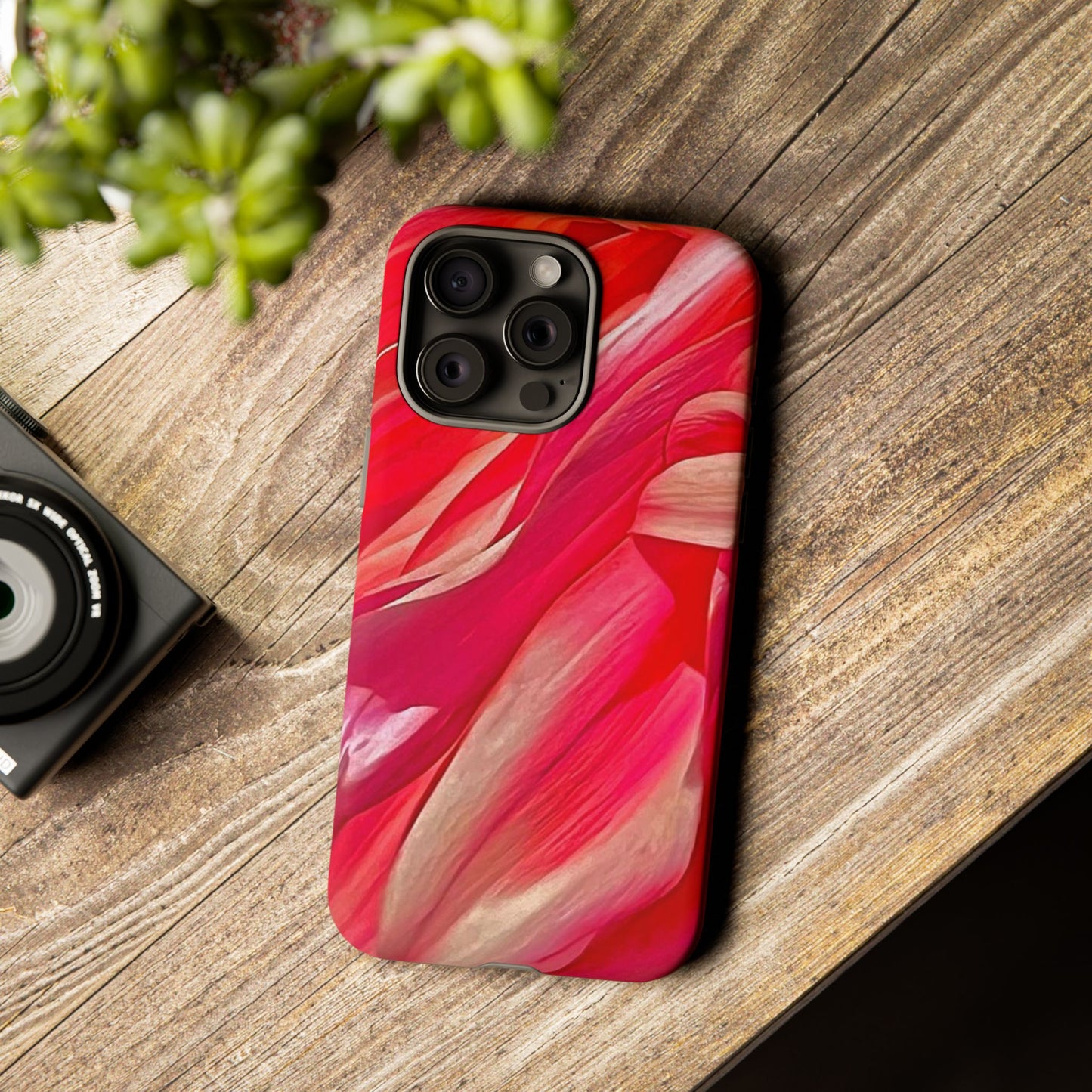 Ribbons of Color Floral Phone Case|Ribbons of Color for Apple iPhone| Samsung Galaxy| Google Pixel|Ruby|Electronic Accessories|Great for Fall|Nantucket