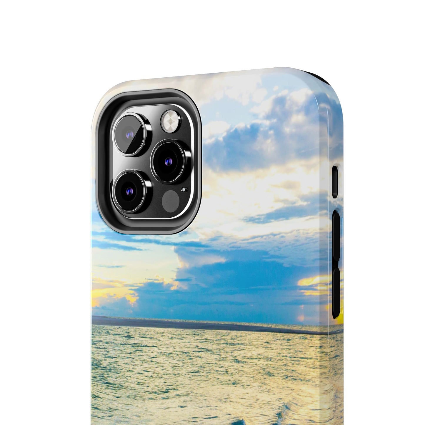 Blue Sea Glass Ocean Inspired Tough Phone Cases| Case-Mate Tough iPhone Phone Cases| Polycarbonate and Rubber Phone Case|Electronic Accessories|Siesta Key|Great for Fall|
