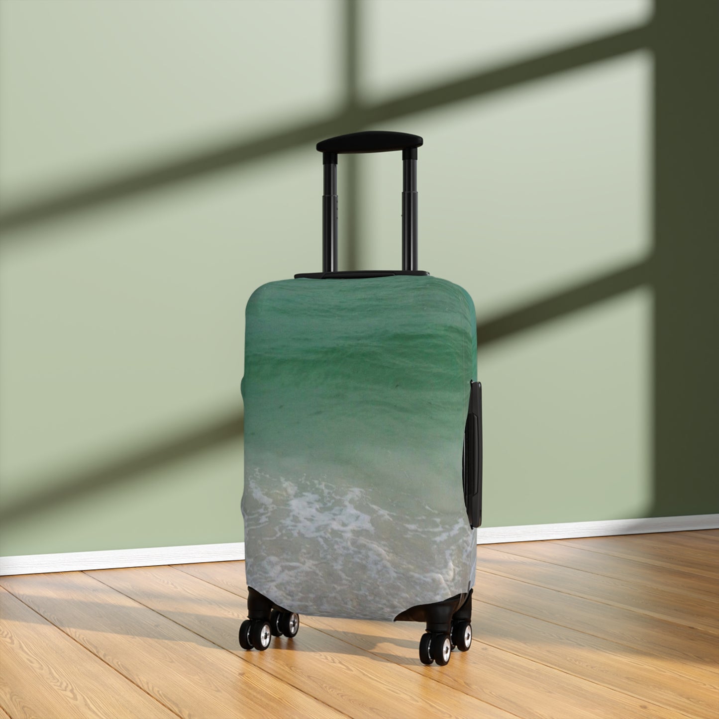 Emerald Bay Beach Luggage Cover | Luggage Cover Elastic-spandex Luggage Protector | Travel in Style | Travel Accessory| Longboat Key|
