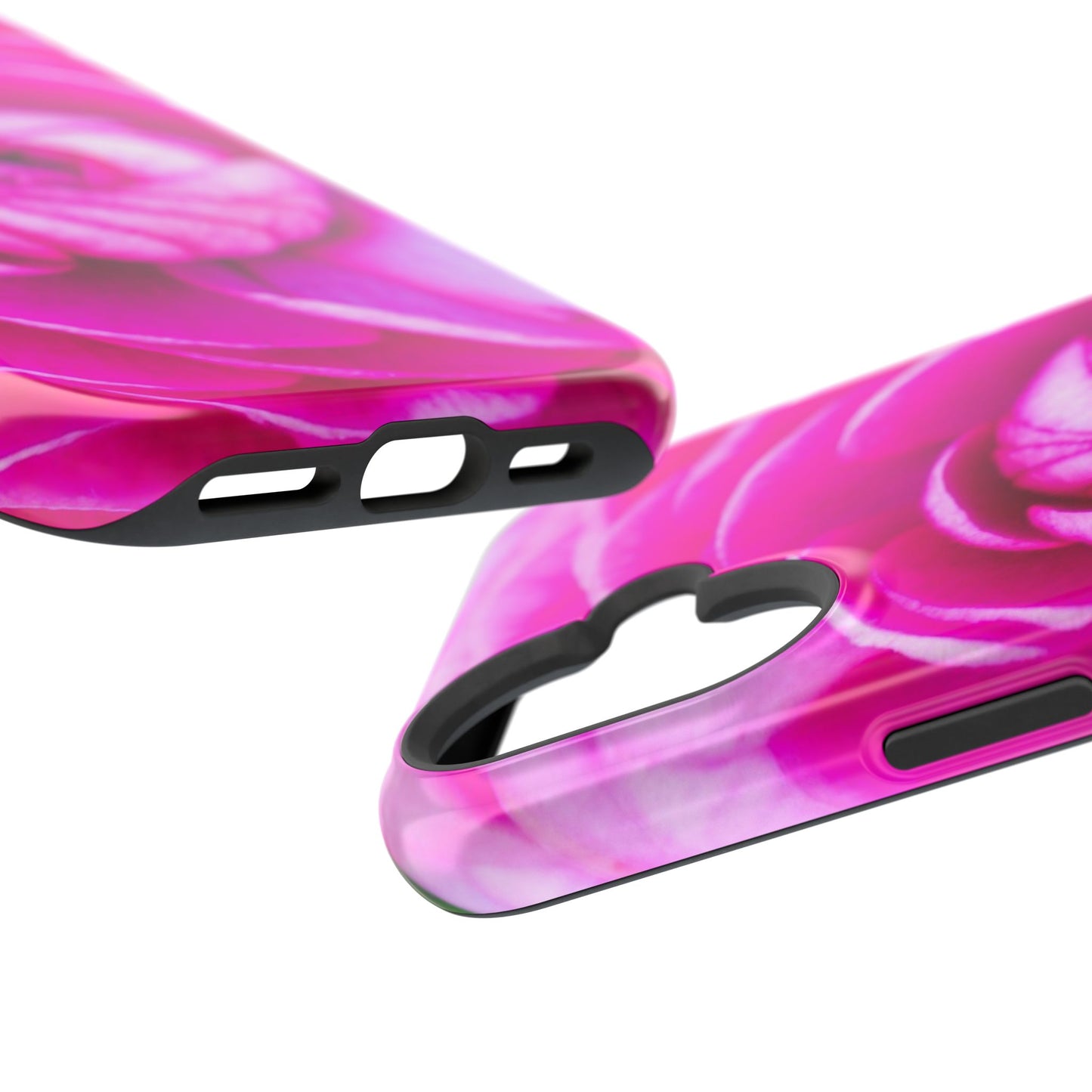 Blush Rose MagSafe Tough Phone Floral Pink Case| iPhone| Impact Resistant|Gifts|Electronic Accessories|MagSafe Charging Accessories|Martha's Vineyard|Great for Fall