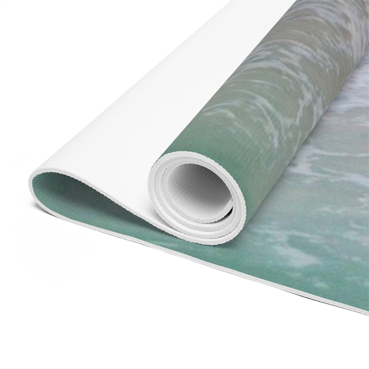 Emerald Bay|Custom Foam Yoga Mat | Lightweight Cushioned Yoga Mats | Edge to Edge Design Yoga Mats | Synthetic Thermoplastic Foam Yoga Mats | Gifts for Her | Accessories