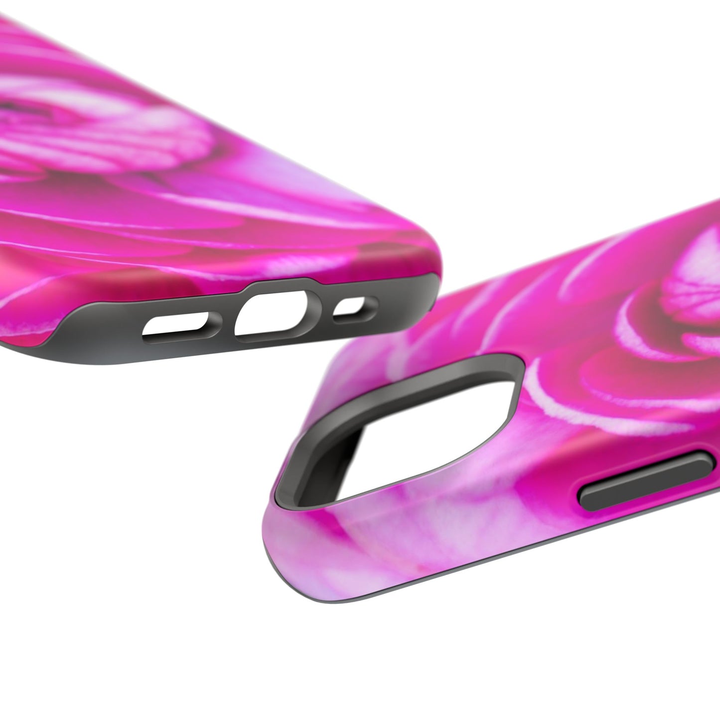 Blush Rose MagSafe Tough Phone Floral Pink Case| iPhone| Impact Resistant|Gifts|Electronic Accessories|MagSafe Charging Accessories|Martha's Vineyard|Great for Fall