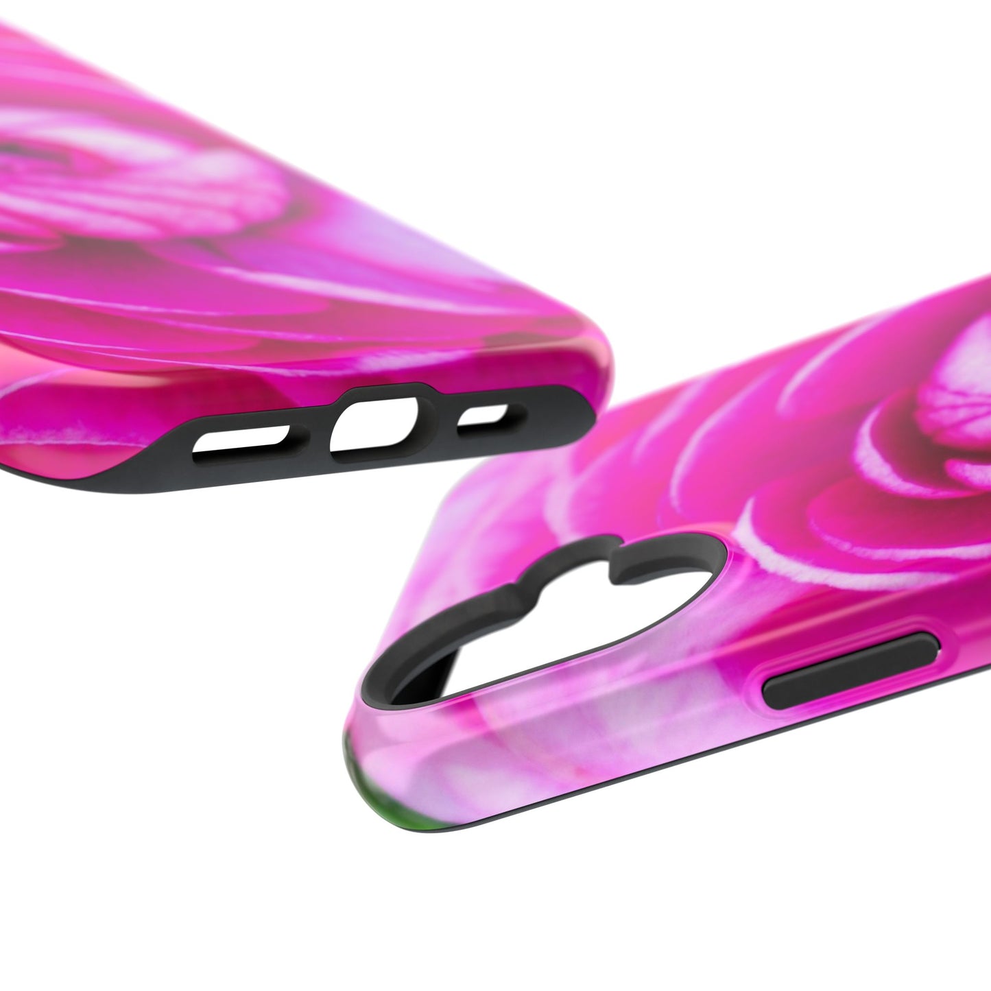 Blush Rose MagSafe Tough Phone Floral Pink Case| iPhone| Impact Resistant|Gifts|Electronic Accessories|MagSafe Charging Accessories|Martha's Vineyard|Great for Fall