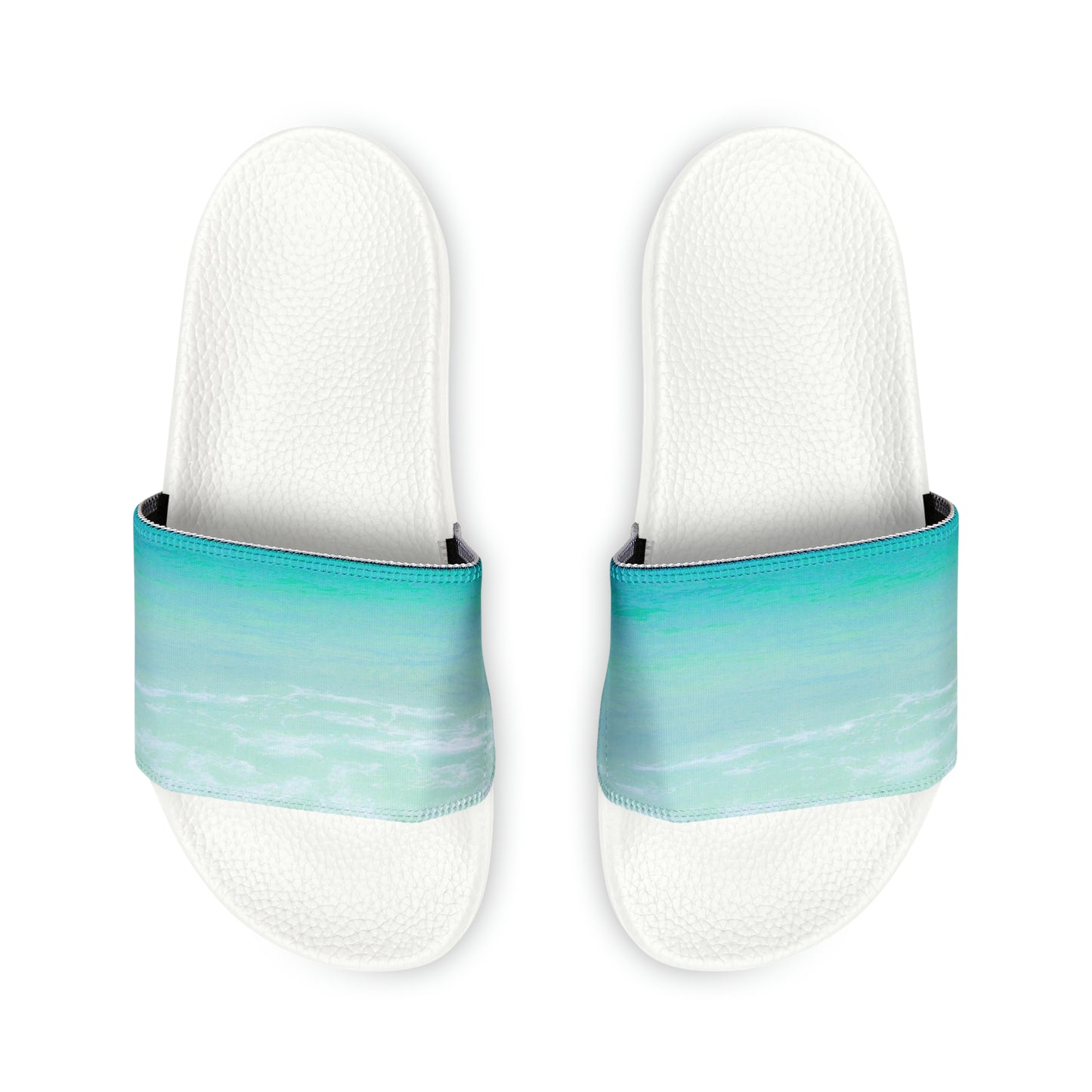 Copy of Cotton Candy Sky Women's PU Slide Sandals Cotton Candy Sandals for Her Custom Print Women's Slide Sandals