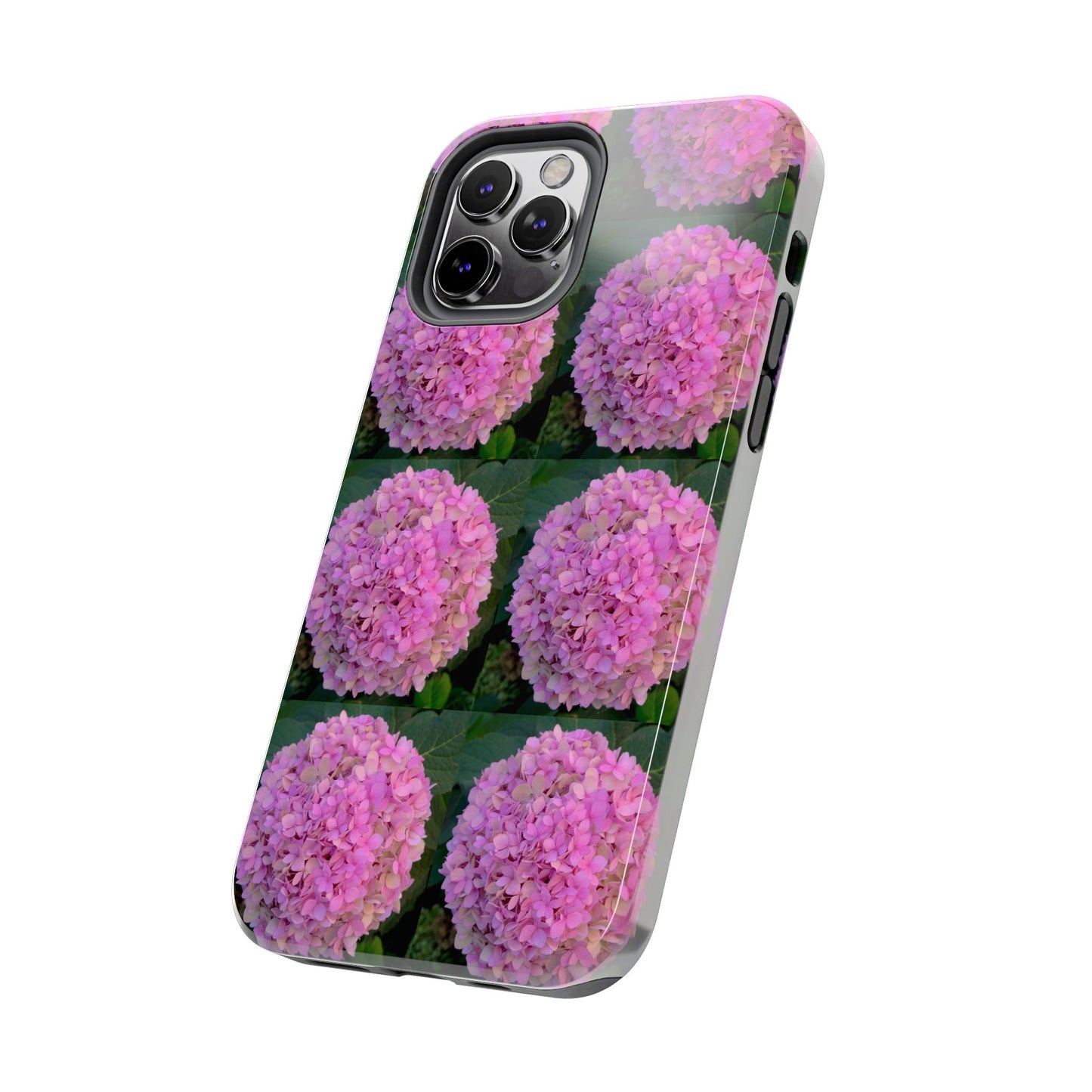 Blush Globe Pink Floral Tough Phone Cases| Tough Phone Cases Hydrangea| Phone Case | Polycarbonate and Rubber Phone Case|Electronic Accessories|Nantucket|Great for Fall