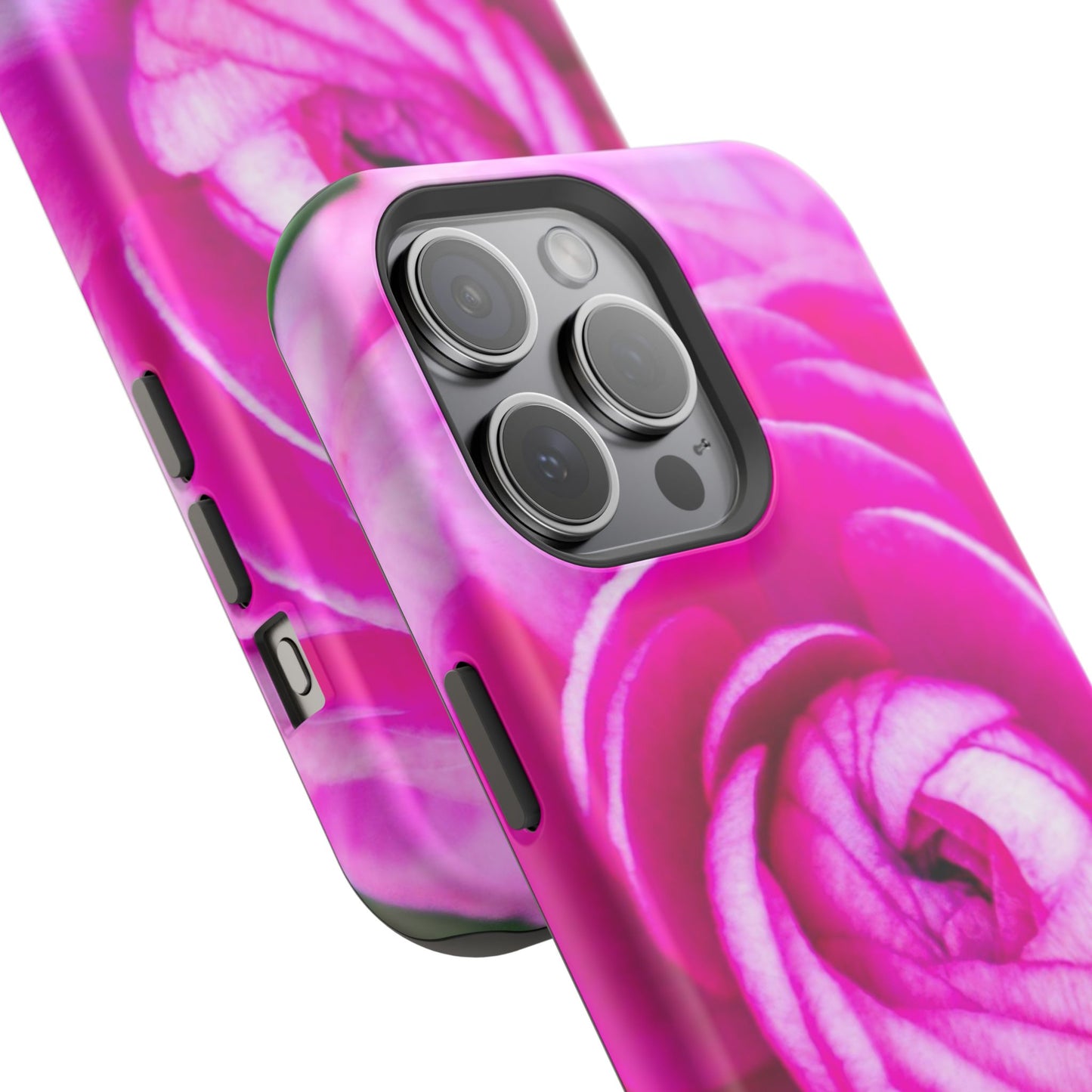 Blush Rose MagSafe Tough Phone Floral Pink Case| iPhone| Impact Resistant|Gifts|Electronic Accessories|MagSafe Charging Accessories|Martha's Vineyard|Great for Fall