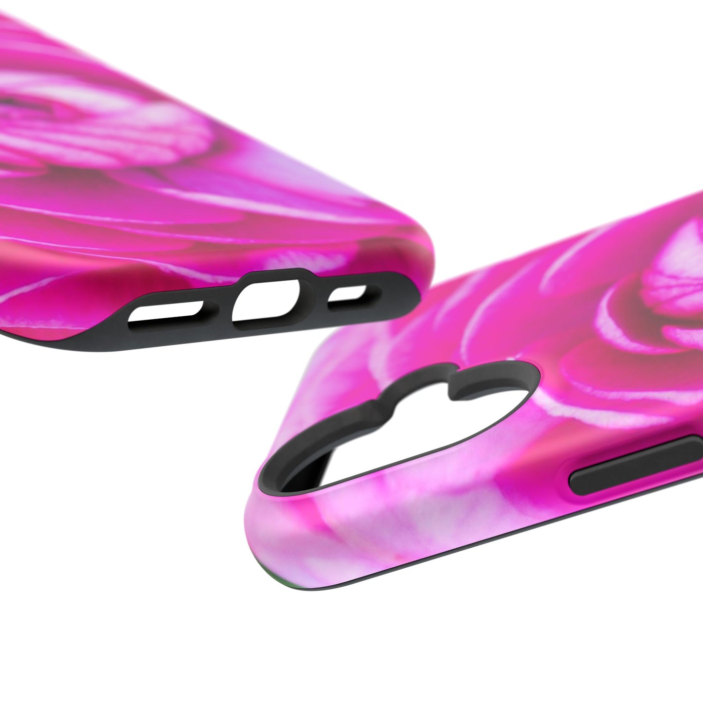 Blush Rose MagSafe Tough Phone Floral Pink Case| iPhone| Impact Resistant|Gifts|Electronic Accessories|MagSafe Charging Accessories|Martha's Vineyard|Great for Fall